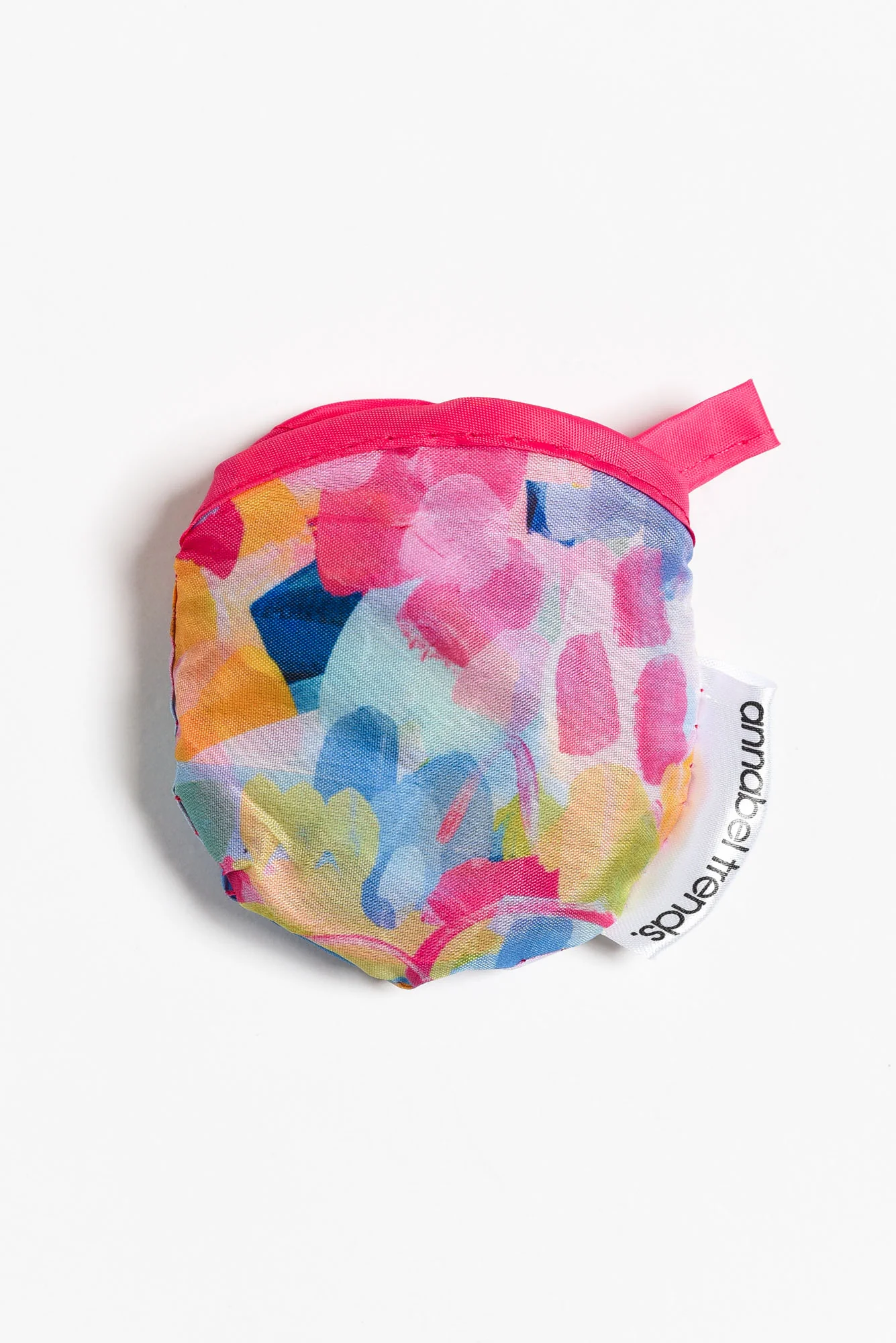 Remi Pink Abstract Twist Fan