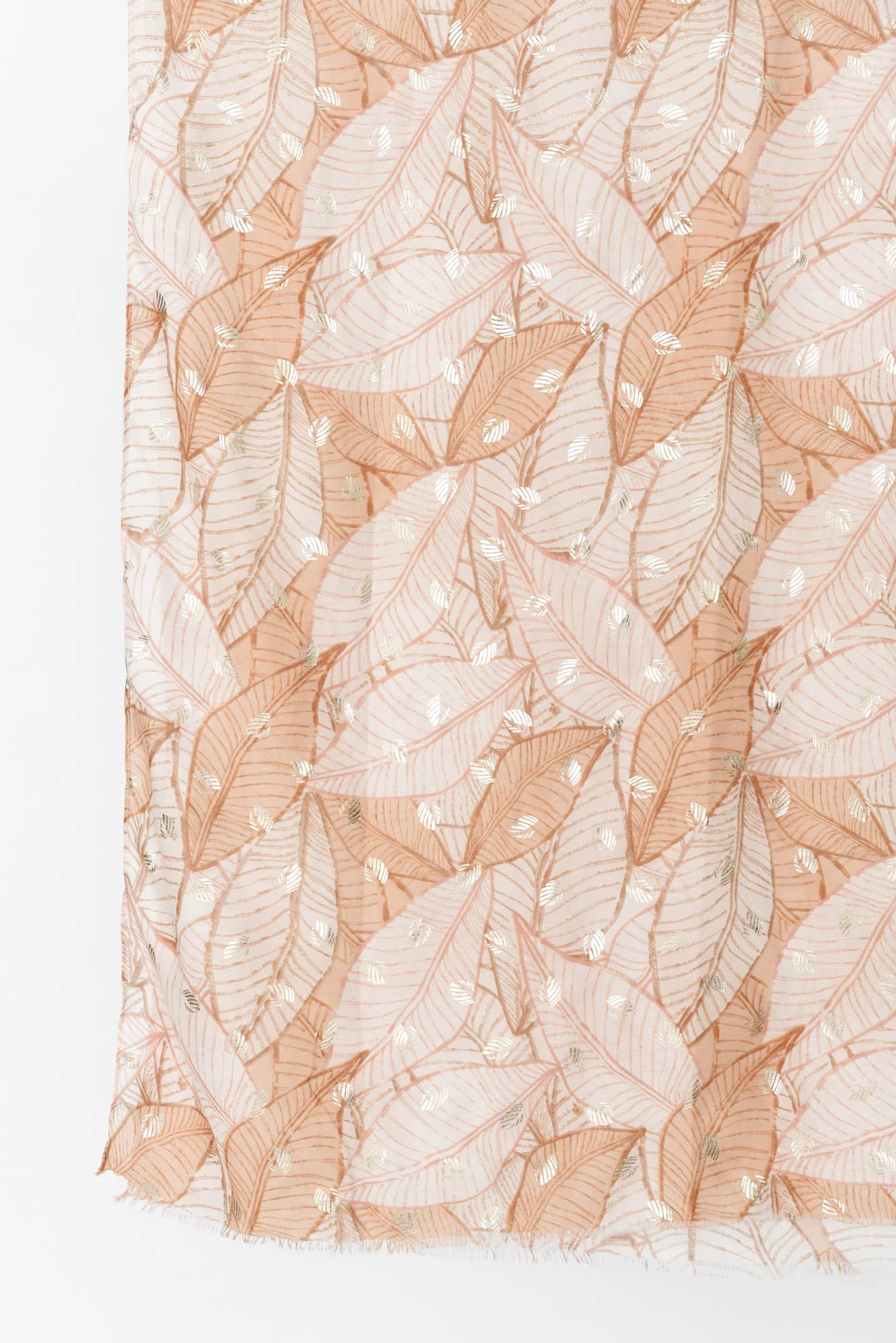 Sorronto Pink Leaf Scarf