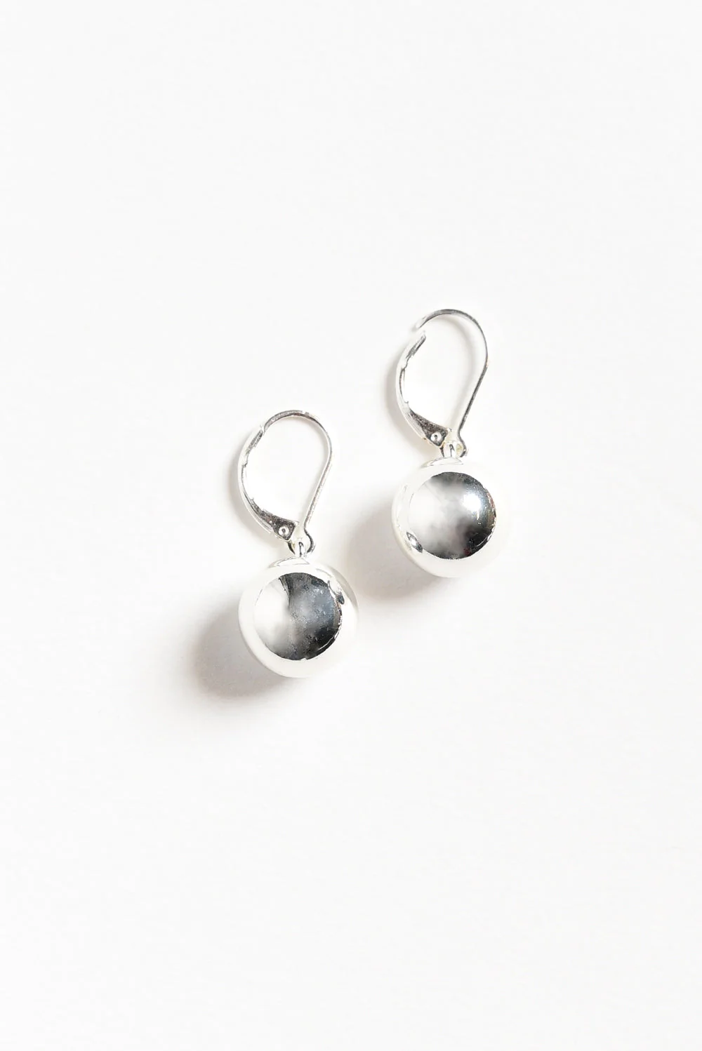 Honoria Silver Ball Earrings