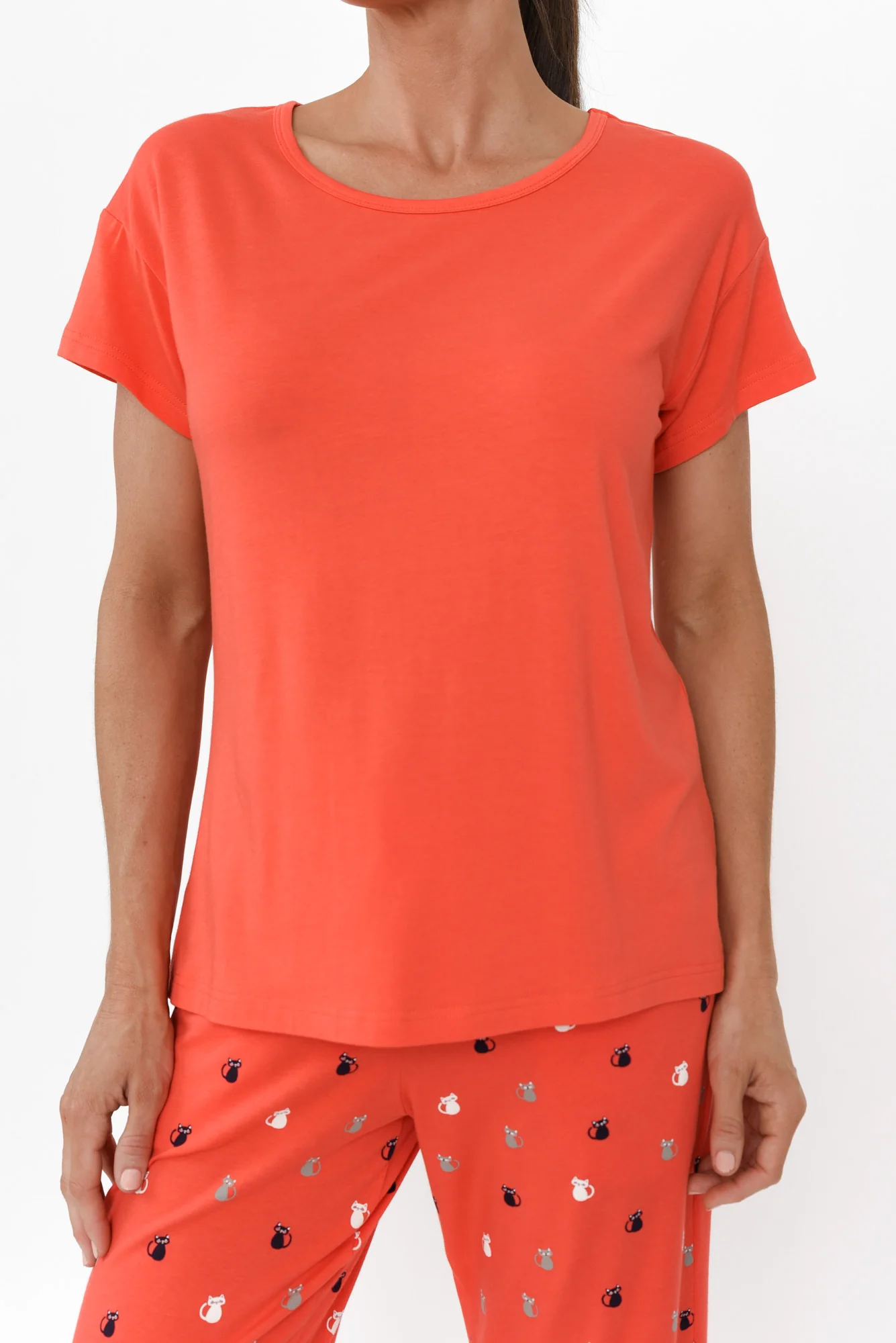 Baku Coral Bamboo Sleep Tee