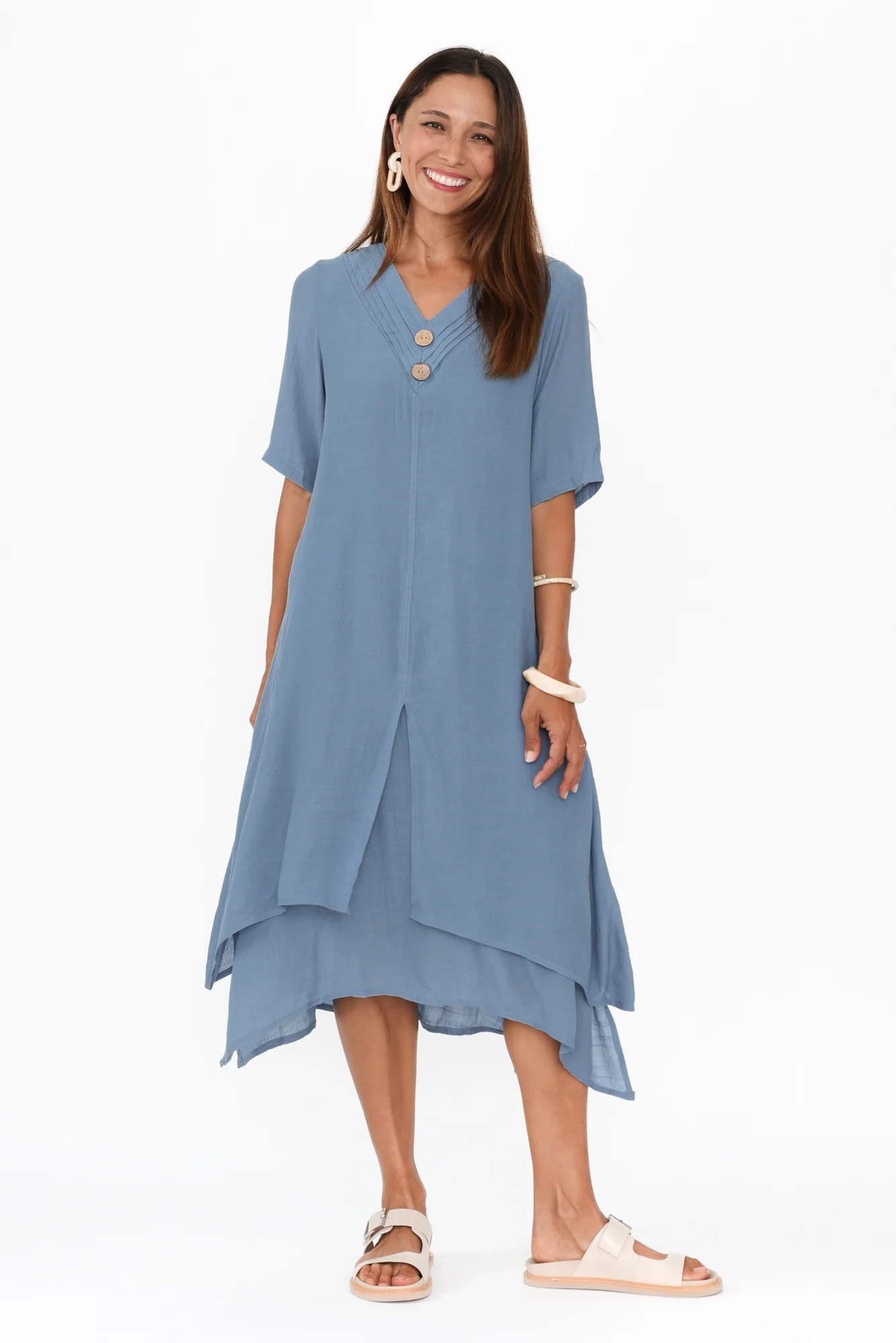 Nala Steel Layers Dress