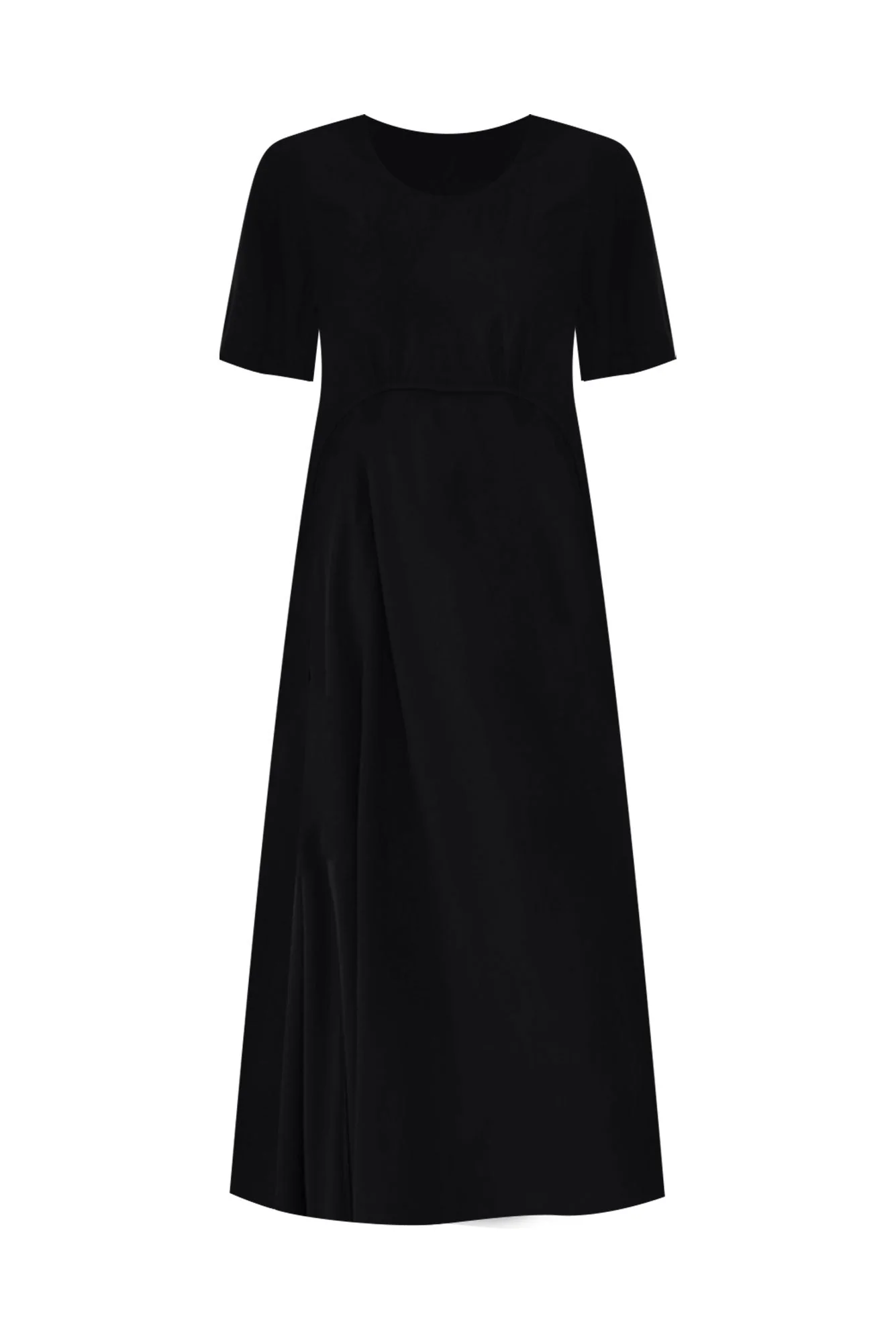 Zaelia Black Crescent Dress