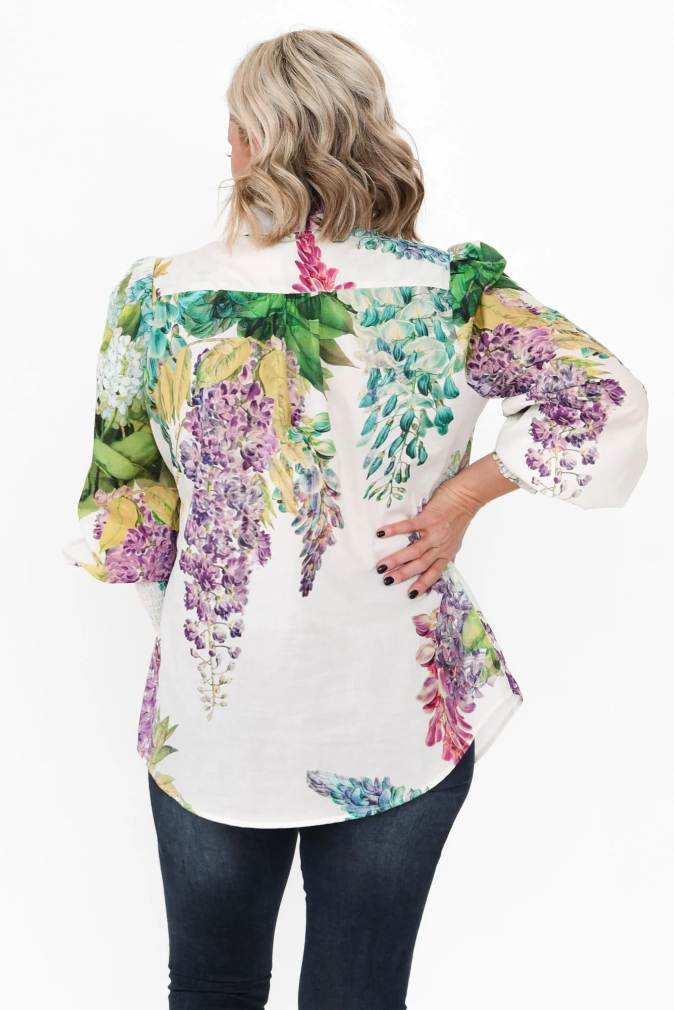 Swanson Wisteria Alba Cotton Shirt