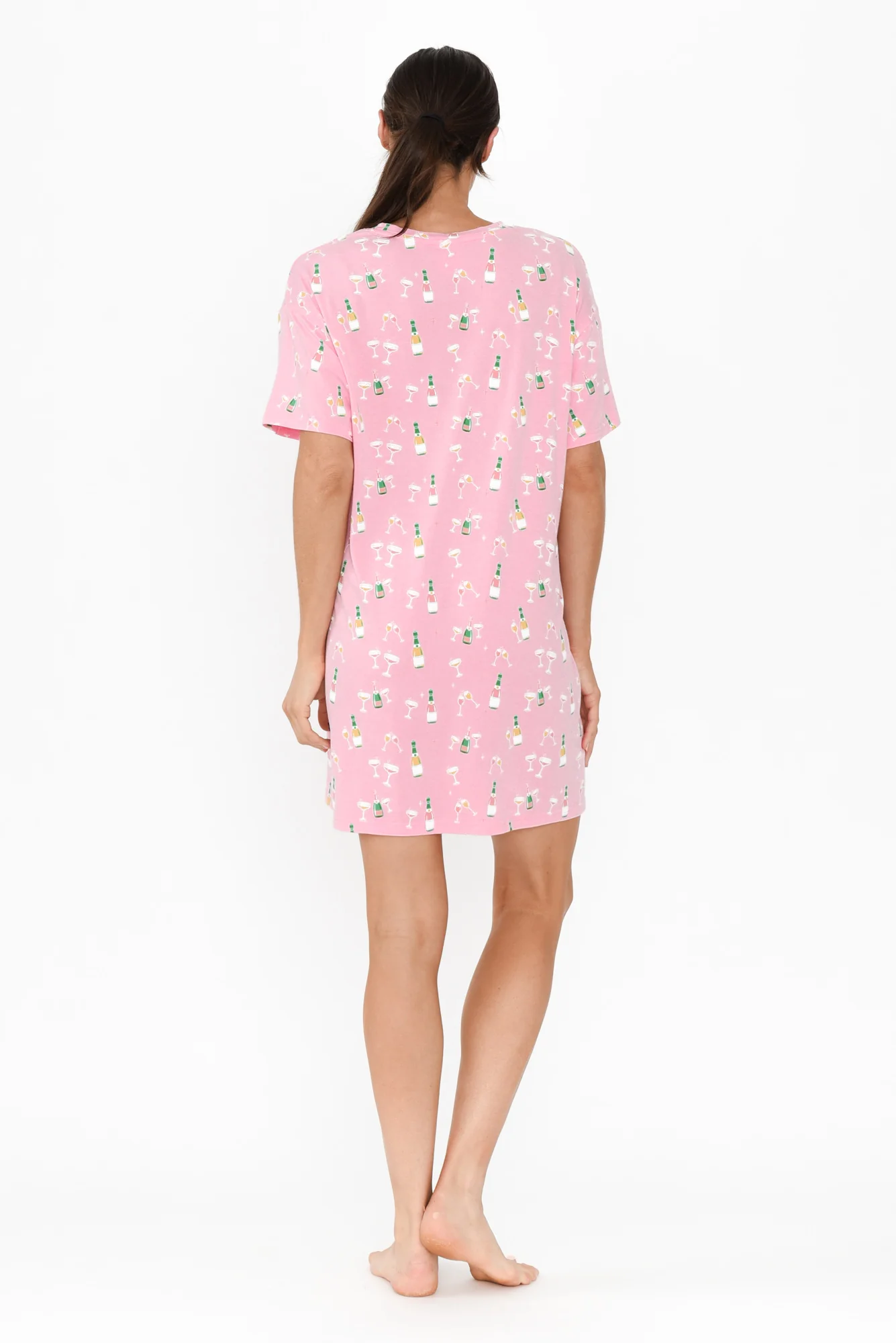 Collie Pink Champagne Bamboo Nightie