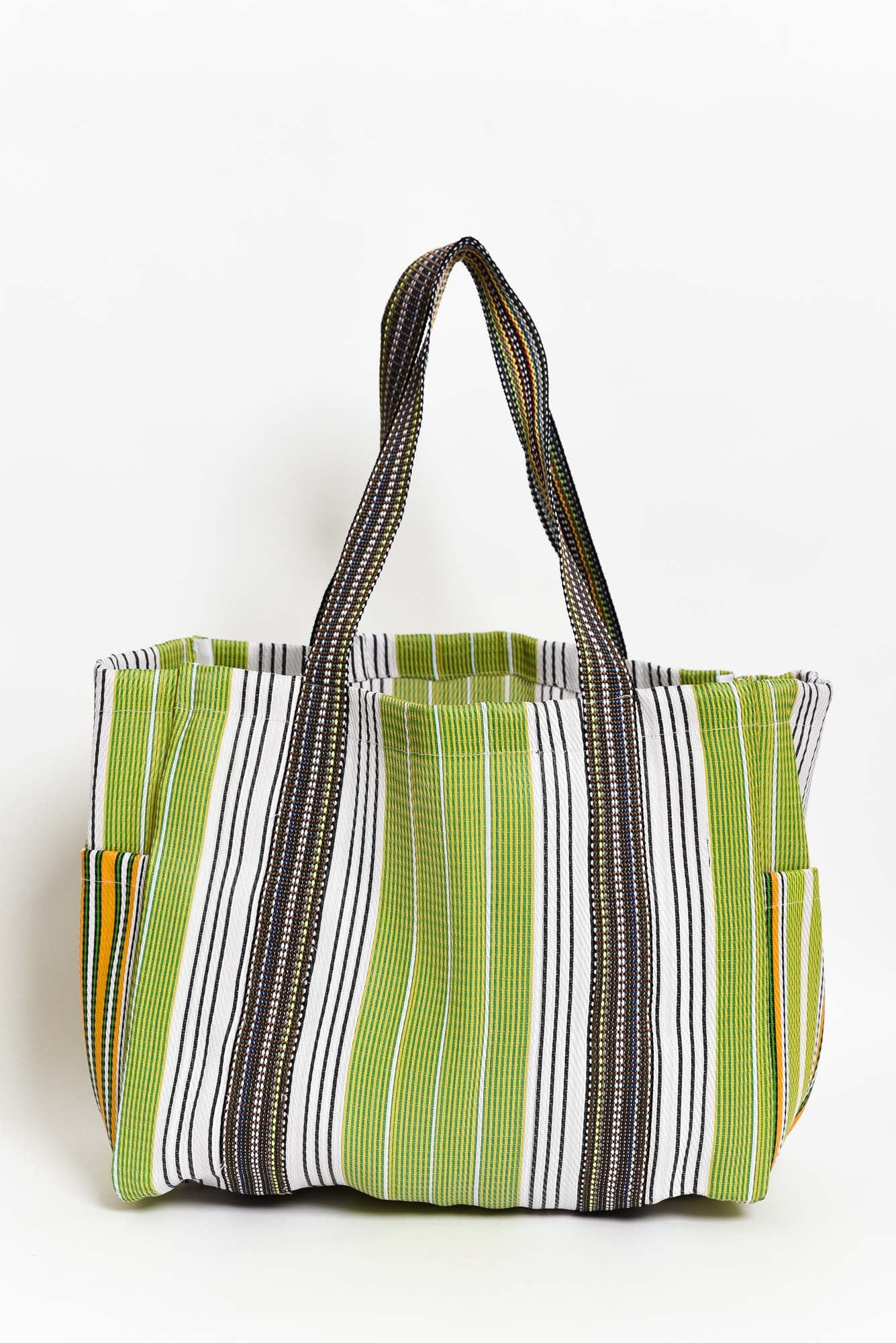 Zorita Green Stripe Tote Bag