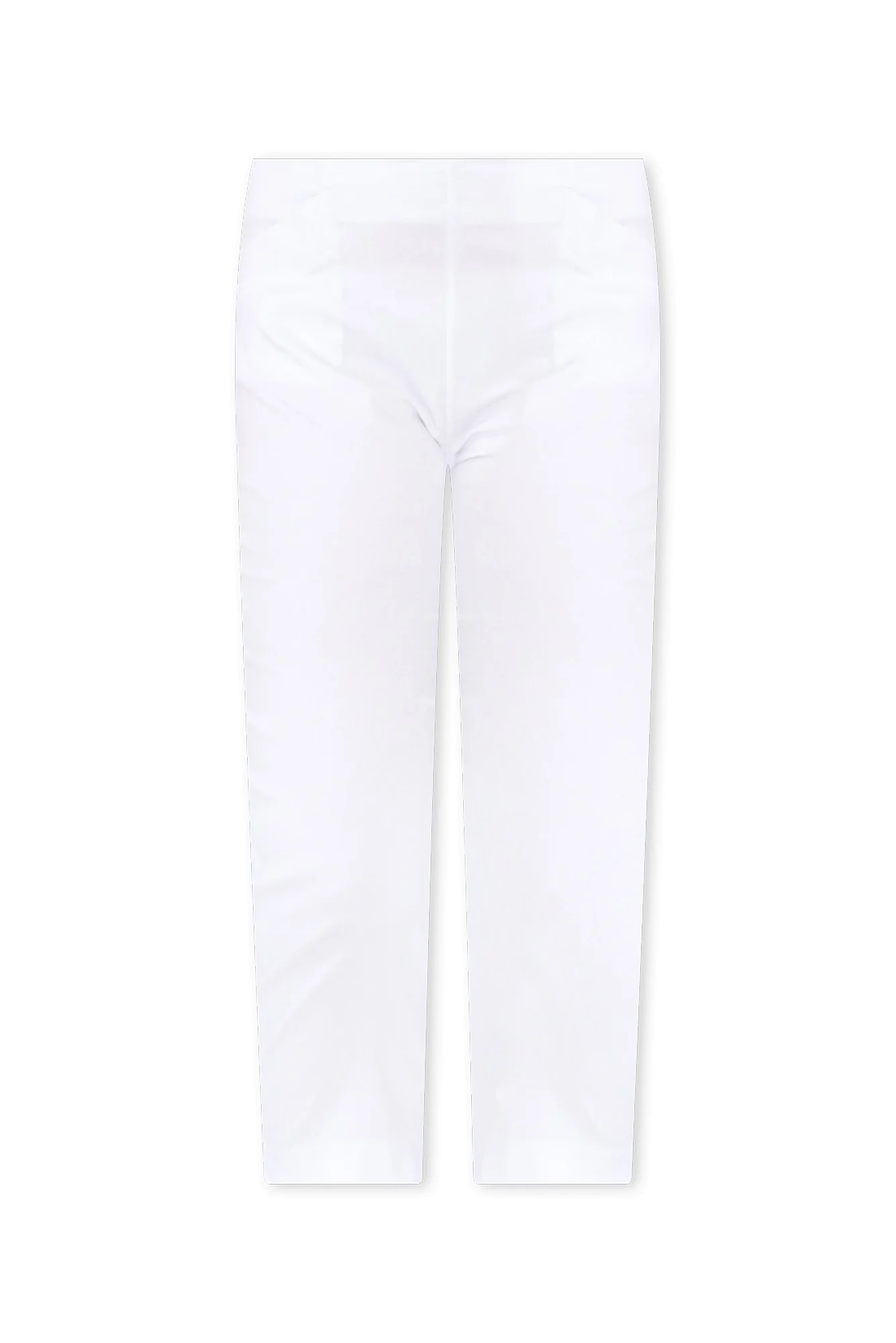 Cody White Stretch Capri Pants