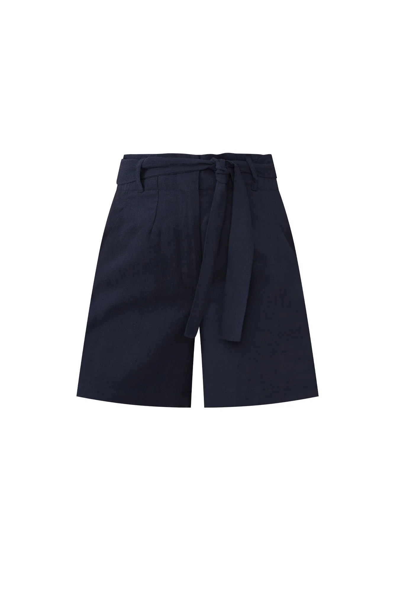 Lyrical Navy Tie Shorts