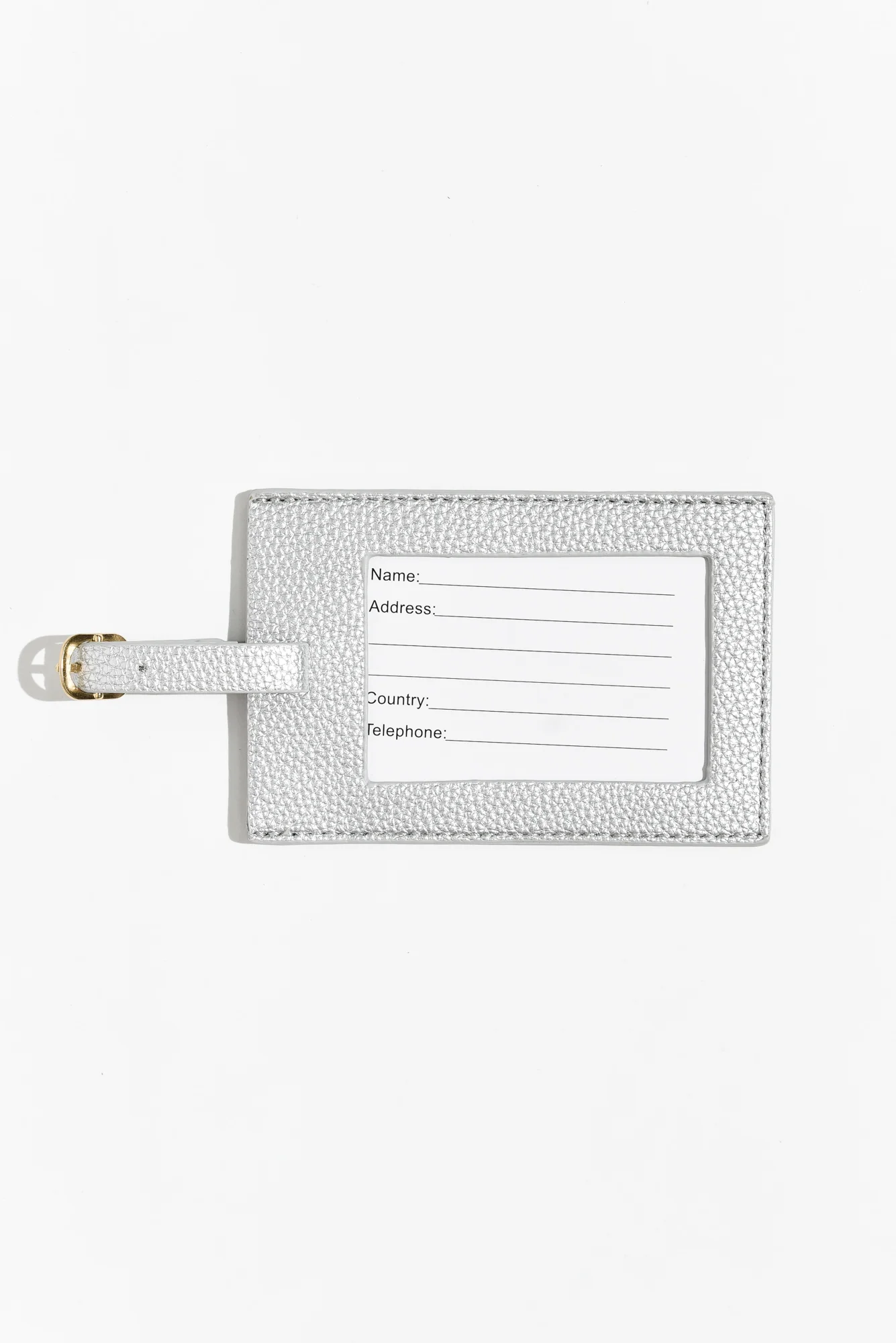 Mims Silver Luggage Tag