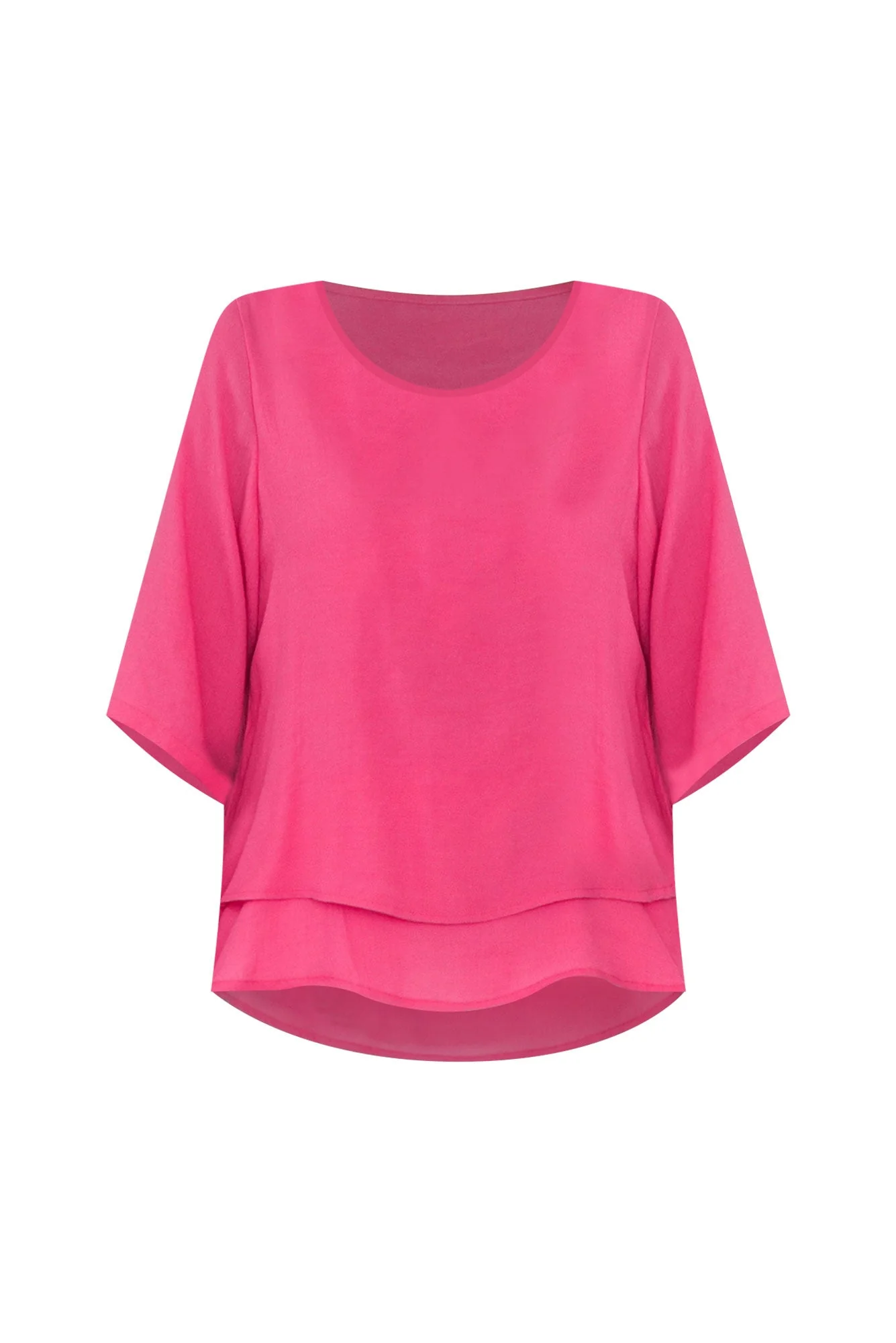 Liora Fuchsia Layered Top
