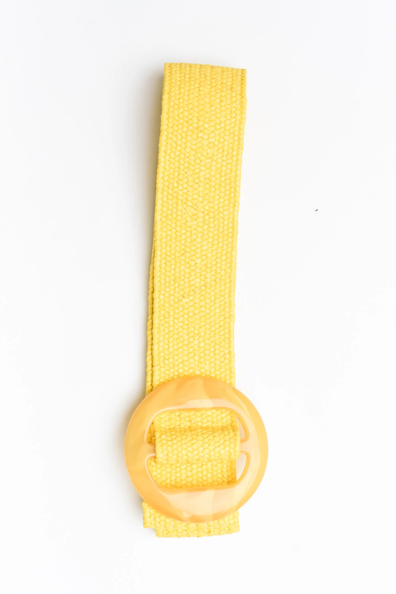 Charity Yellow Resin Summer Belt