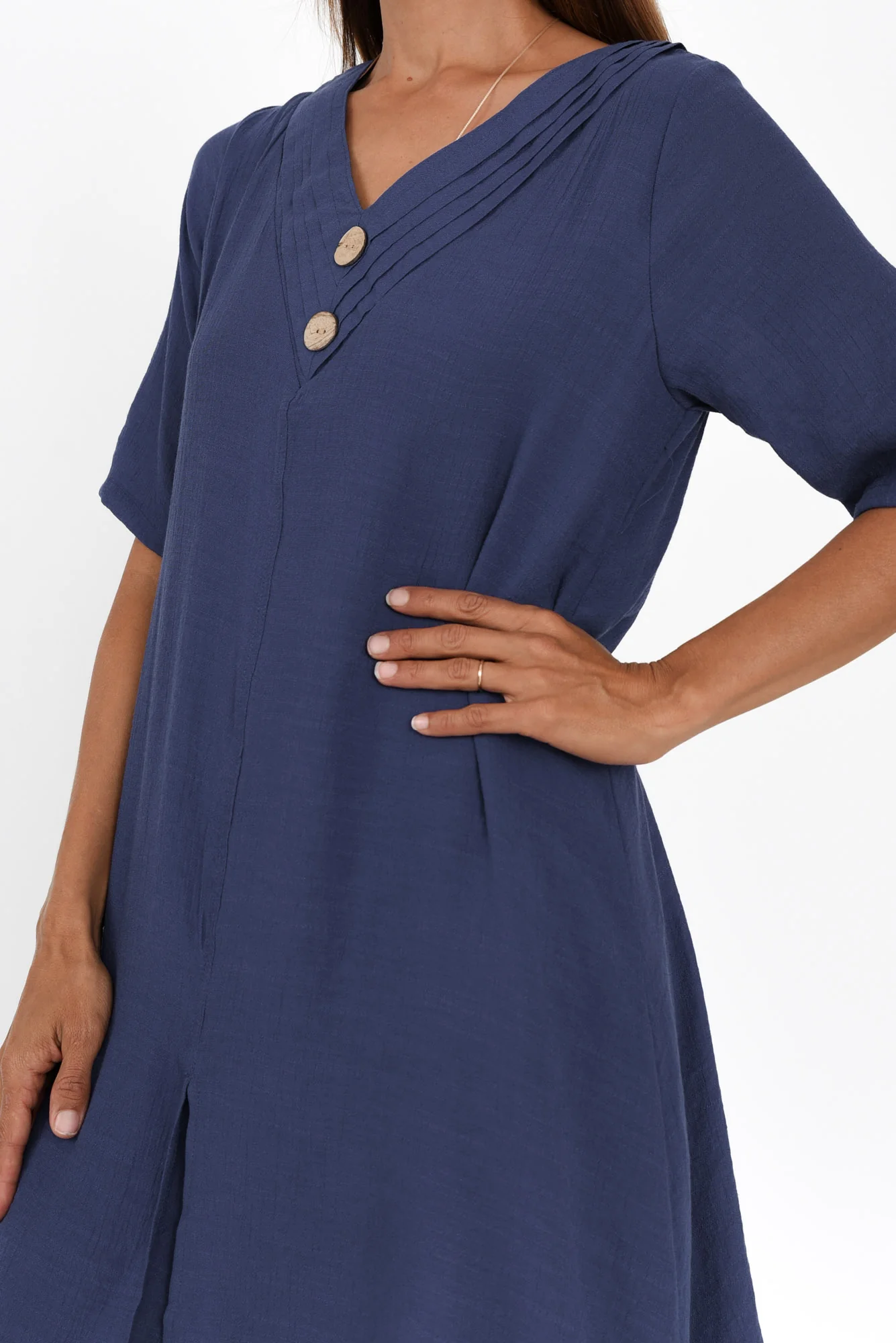 Nala Deep Blue Layers Dress