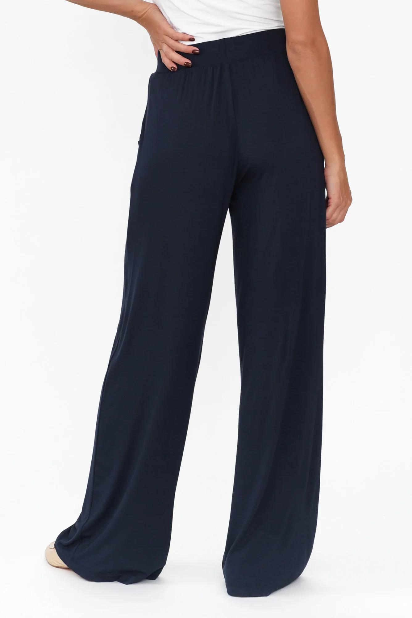 Cedric Dark Navy Bamboo Pocket Pants