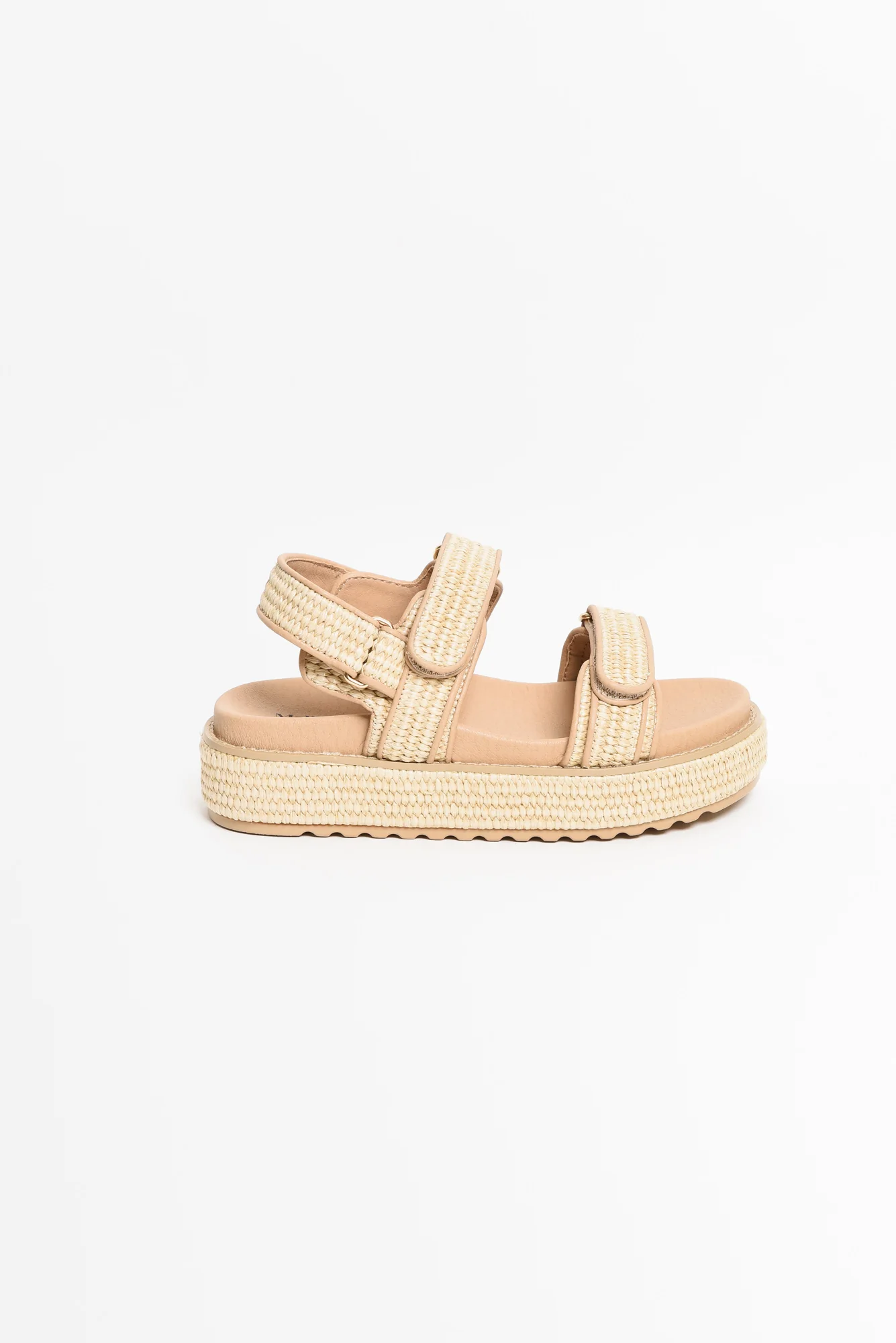 Bridgett Natural Leather Platform Sandal