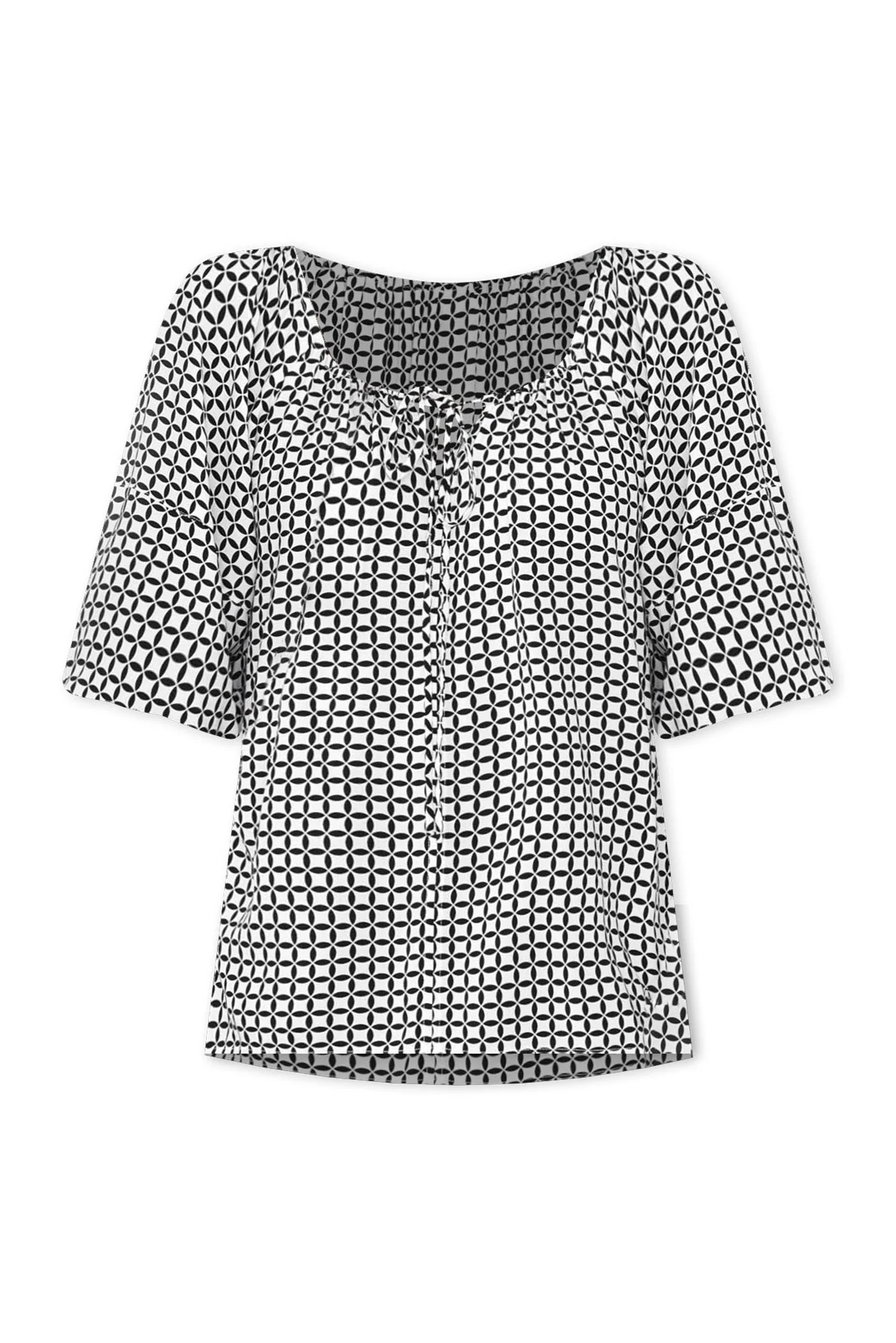 Camilla Black Geo Top