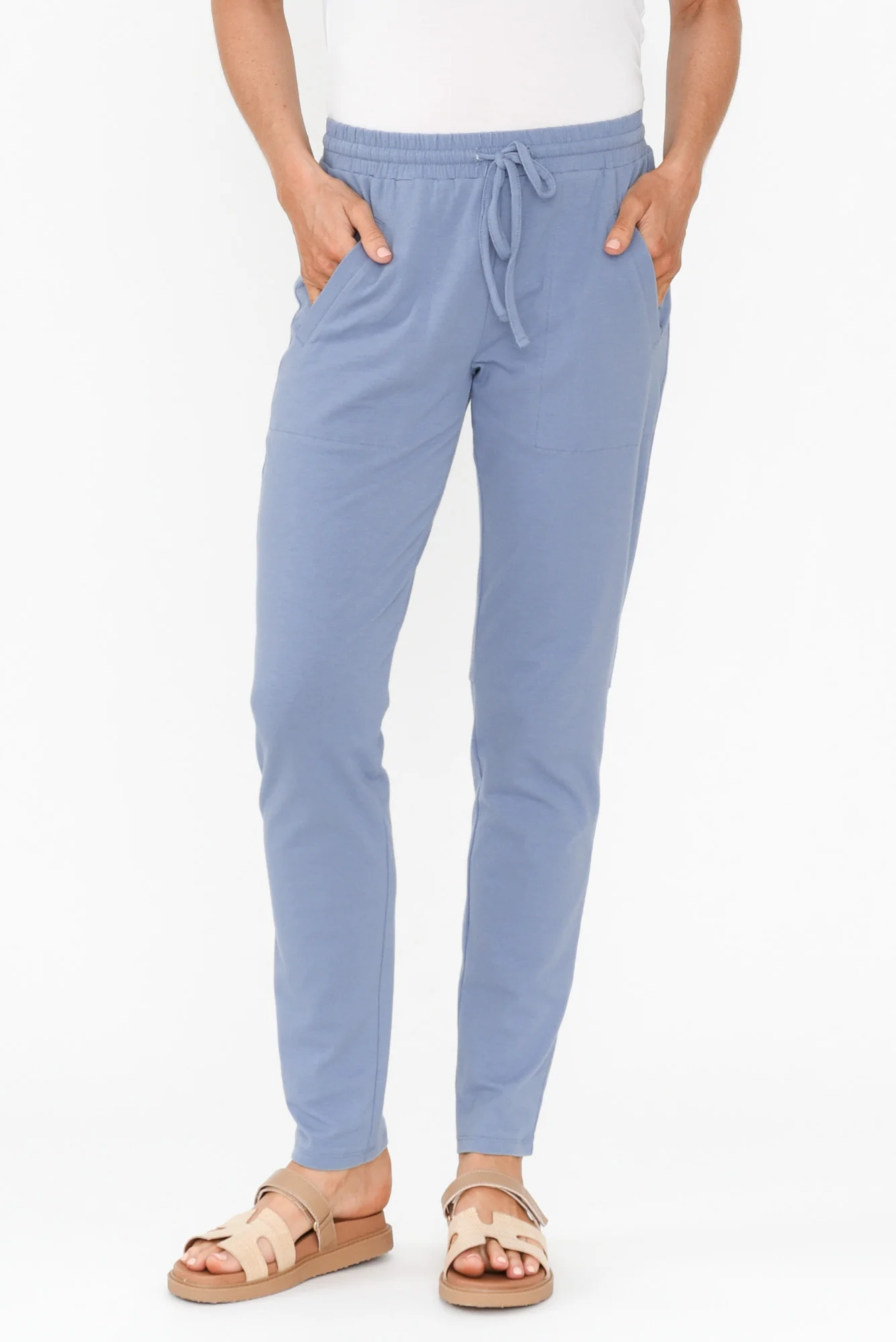 Timmy Steel Cotton Drawstring Pants