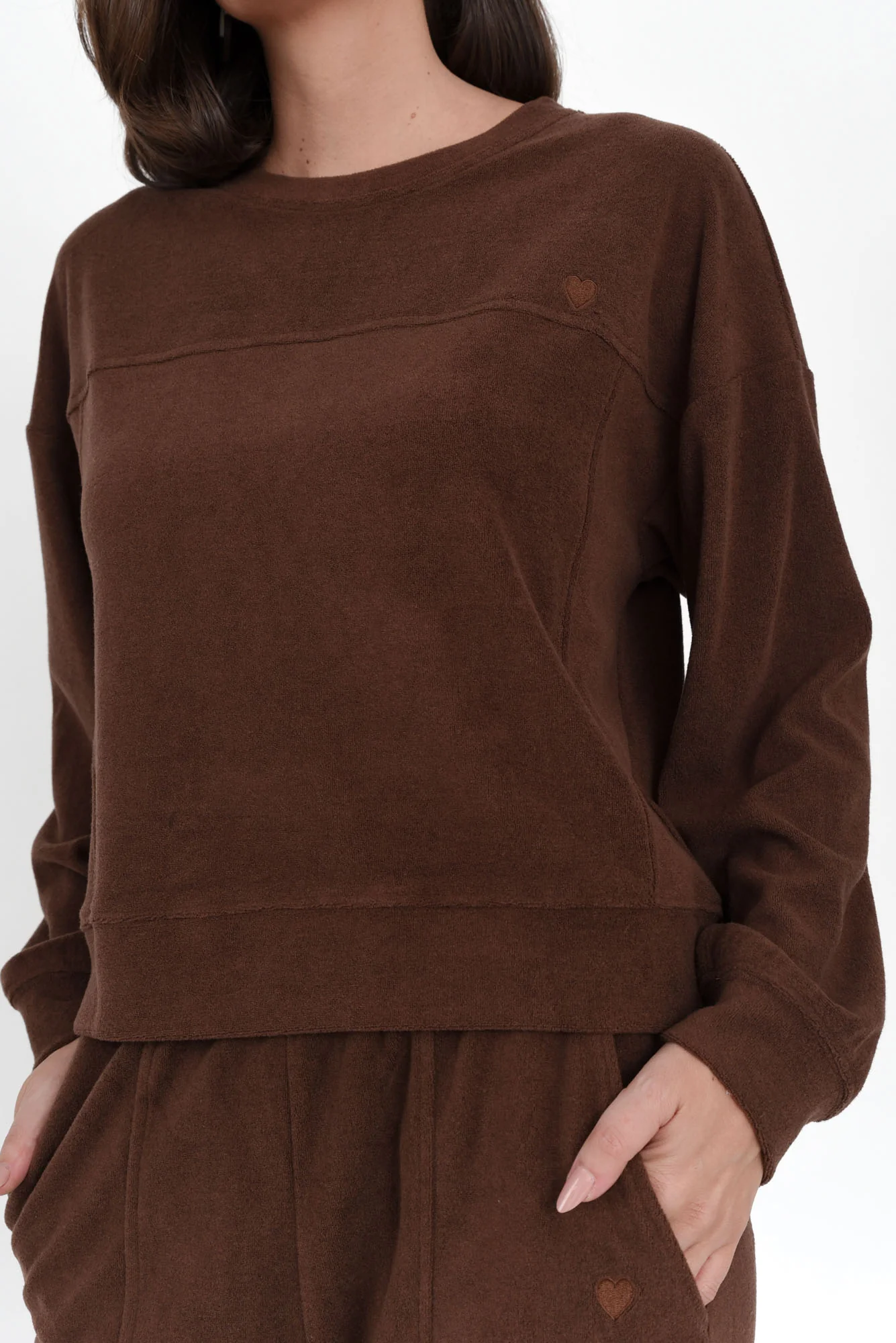 Kristie Chocolate Terry Jumper