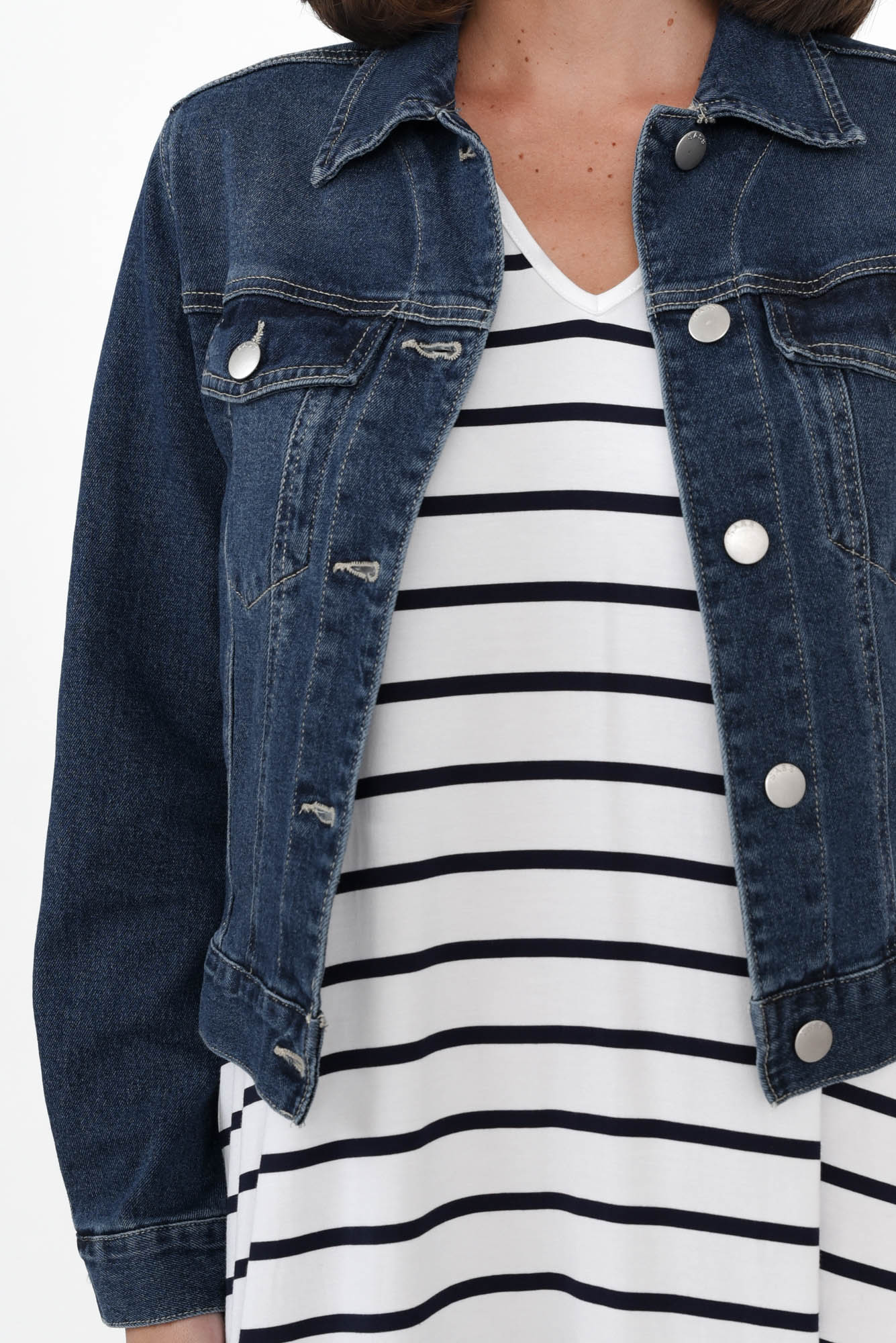 Darcy Dark Blue Denim Jacket