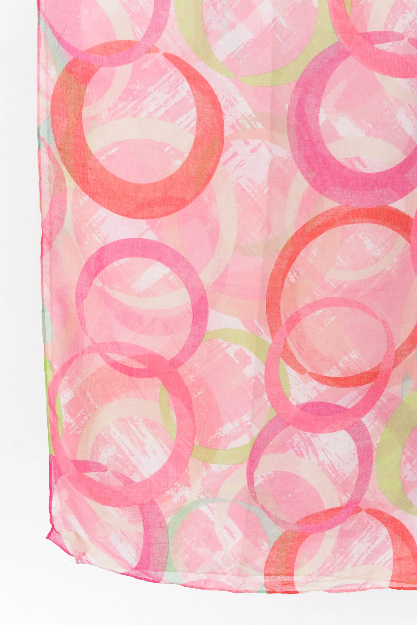 Claris Pink Swirl Scarf