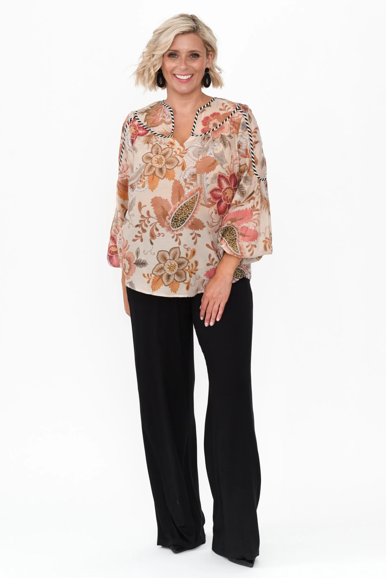 Altair Aries Floral Cotton Silk Shirt