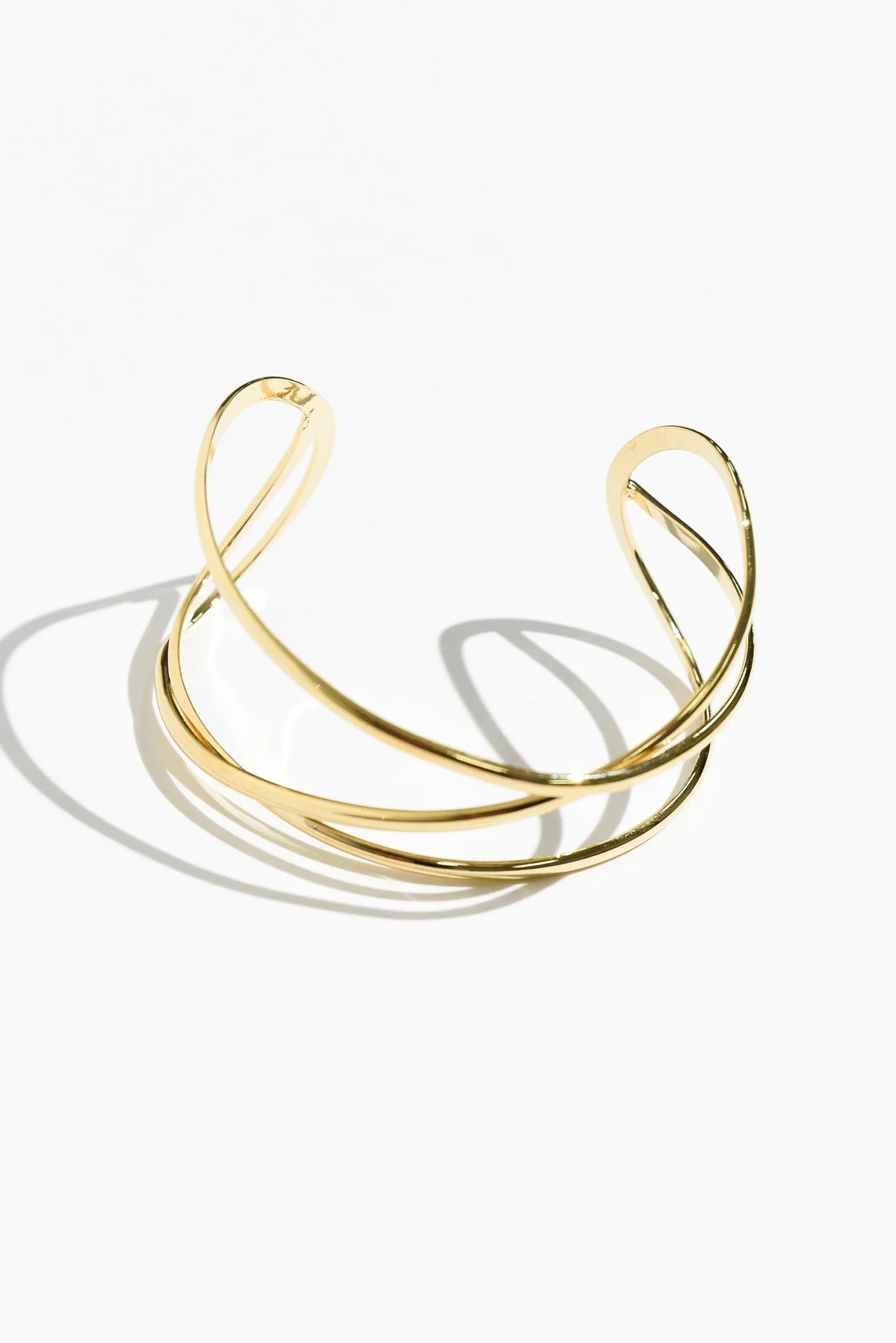 Nias Gold Twist Cuff