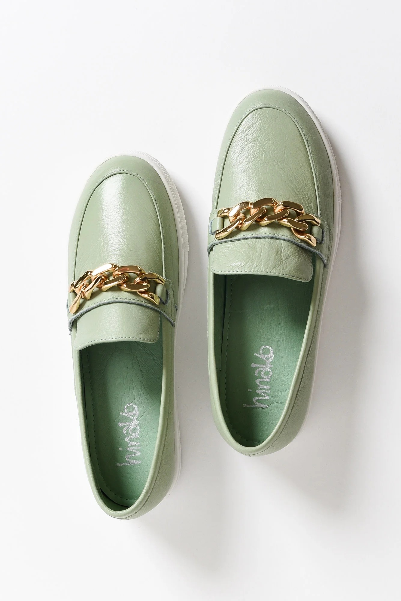 Oscar Sage Chain Leather Loafer