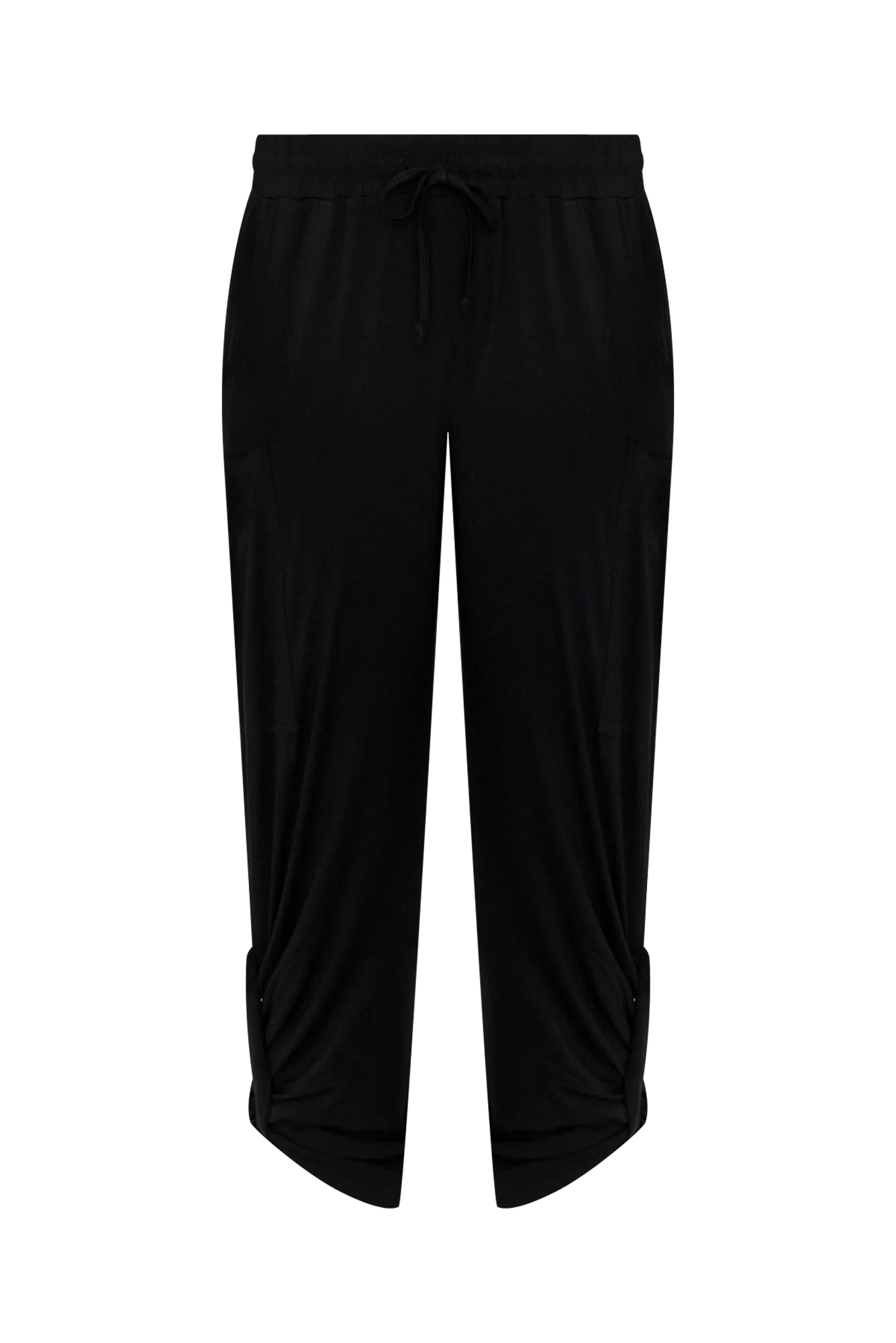 Black Bamboo Pocket Pants
