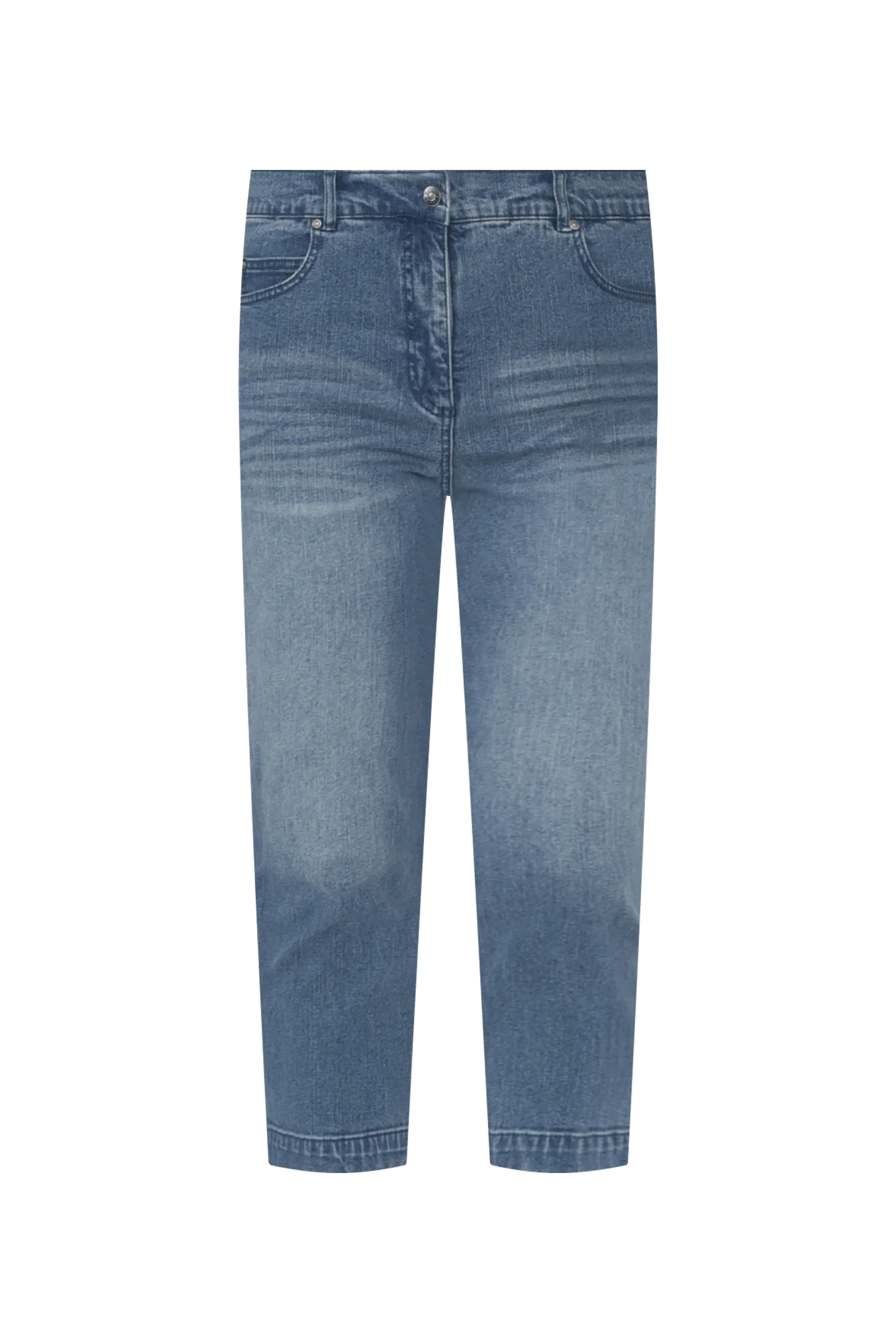 Rosanna Washed Denim Cropped Jeans