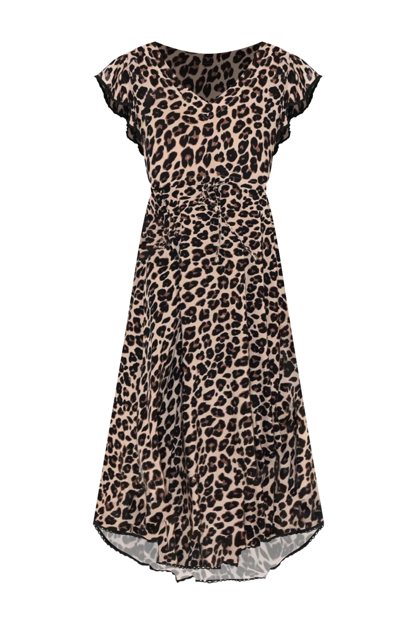 Libby Brown Leopard Midi Dress