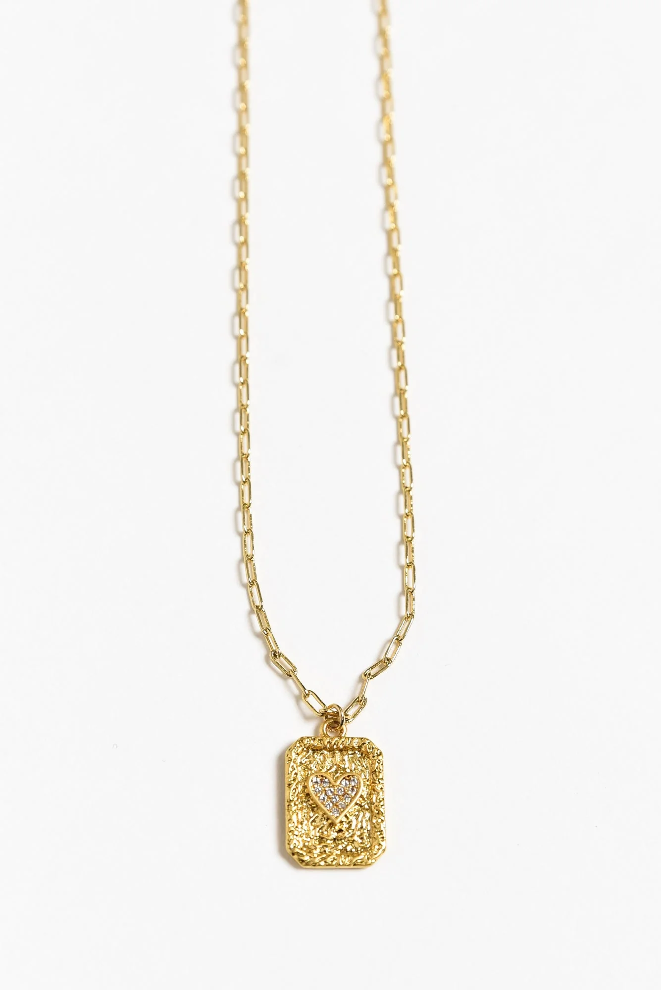 Wrenley Gold Heart Necklace