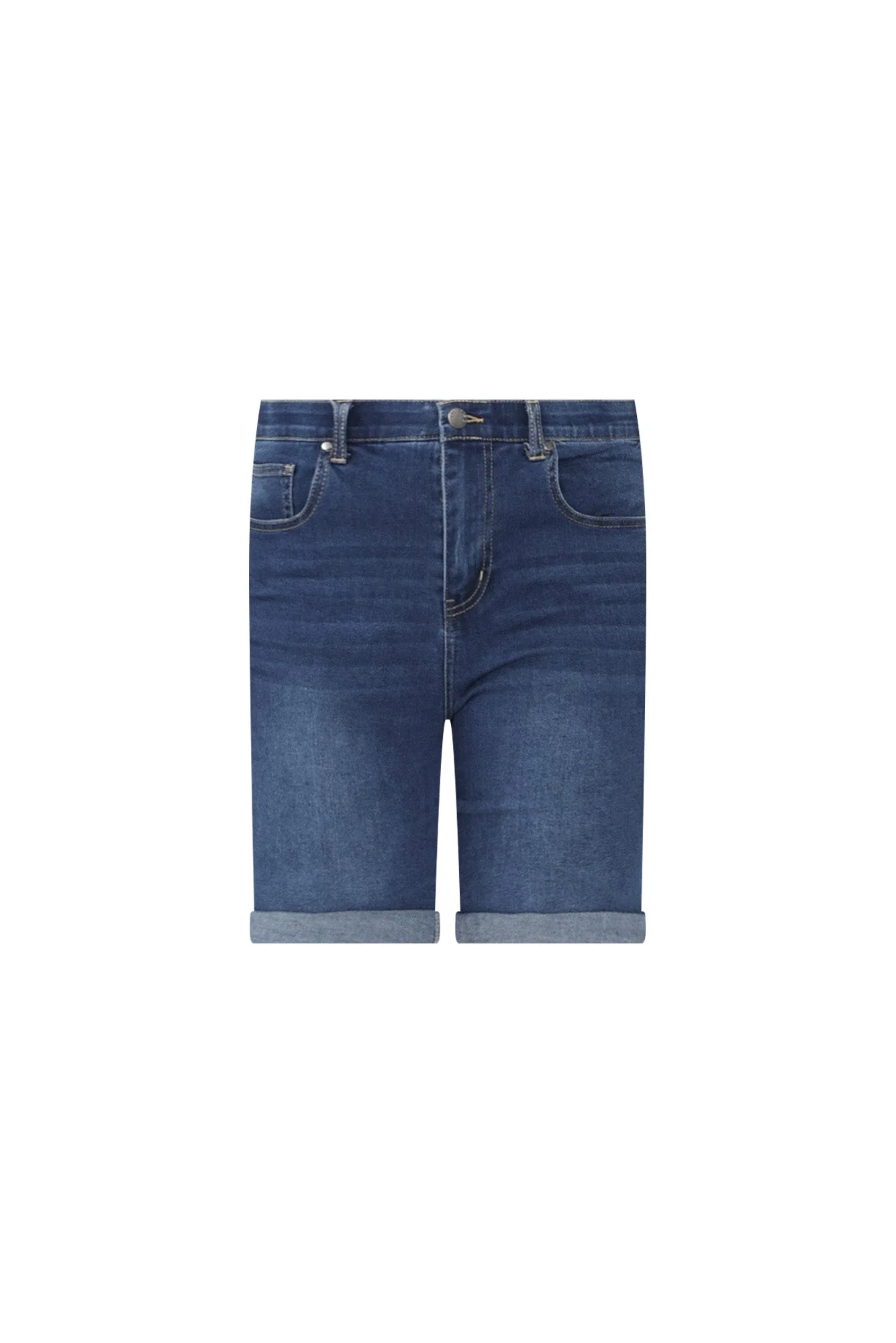 Bonnie Dark Denim Stretch Shorts