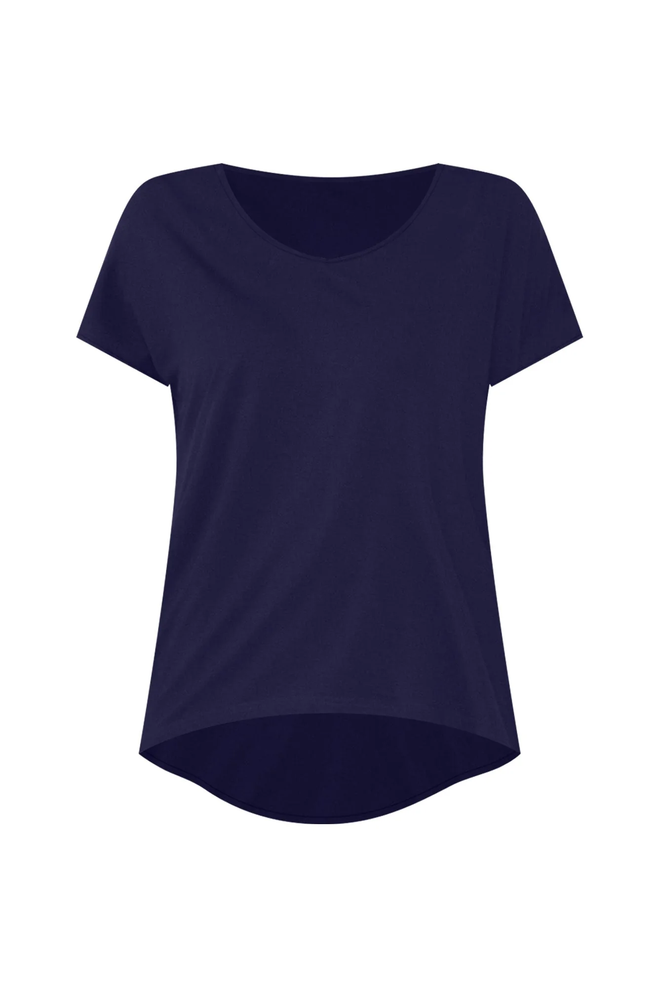 Jenner Navy V Neck Tee
