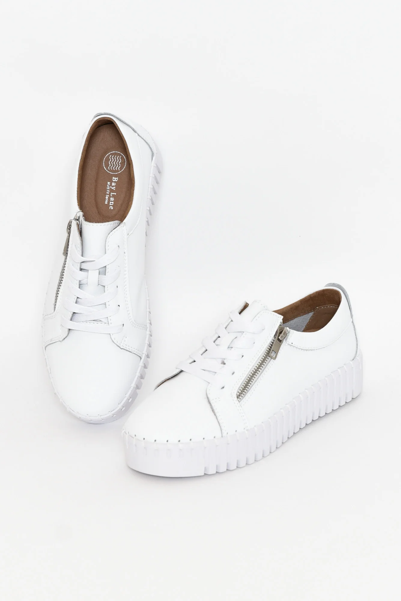 Medusa White Platform Sneaker