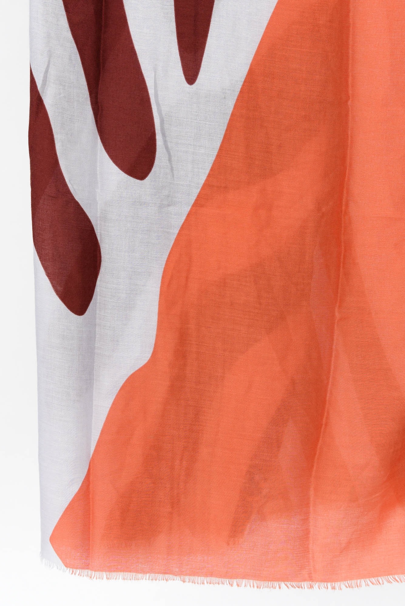 Crane Rust Contrast Scarf