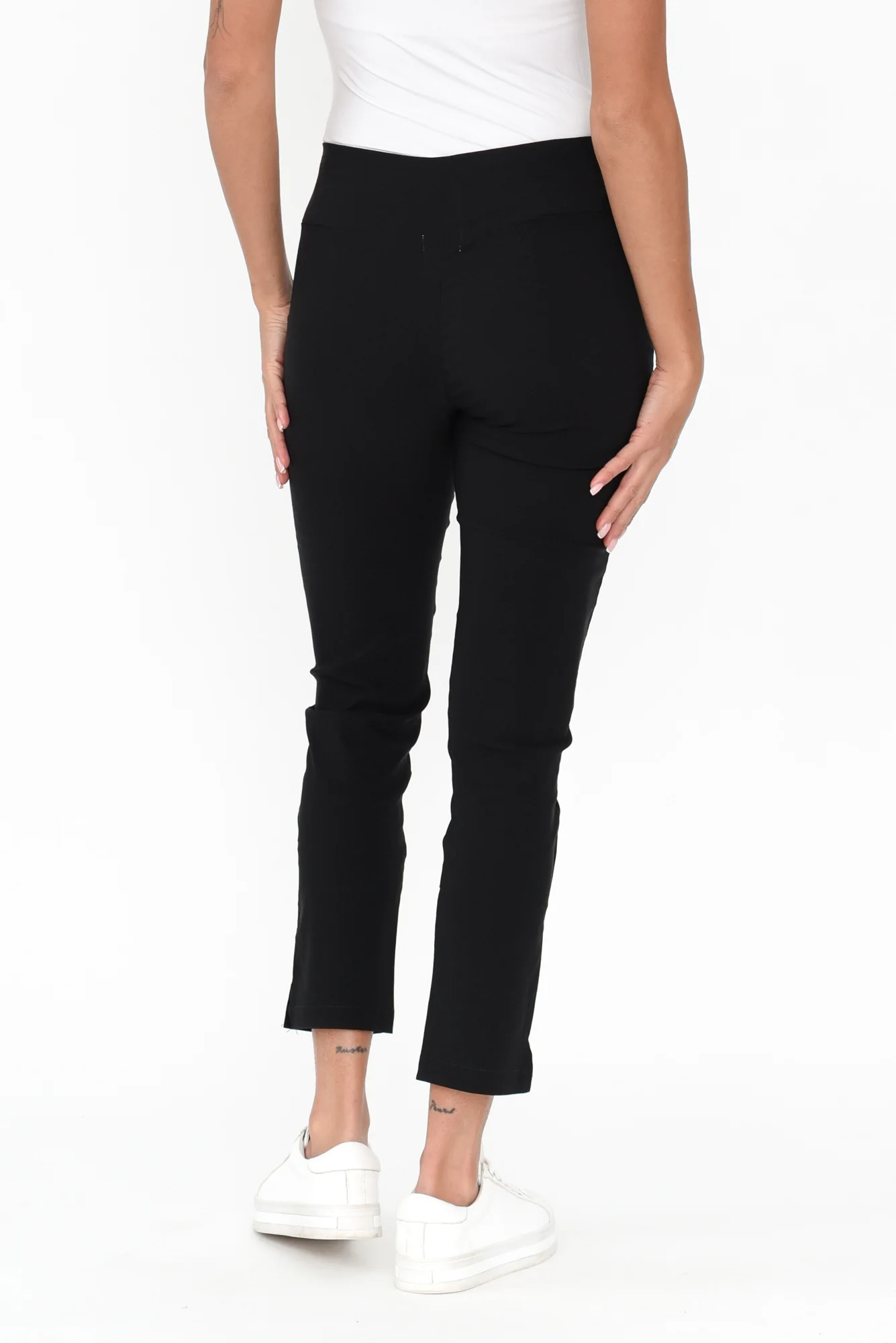 Marlin Black Slim Leg Pants