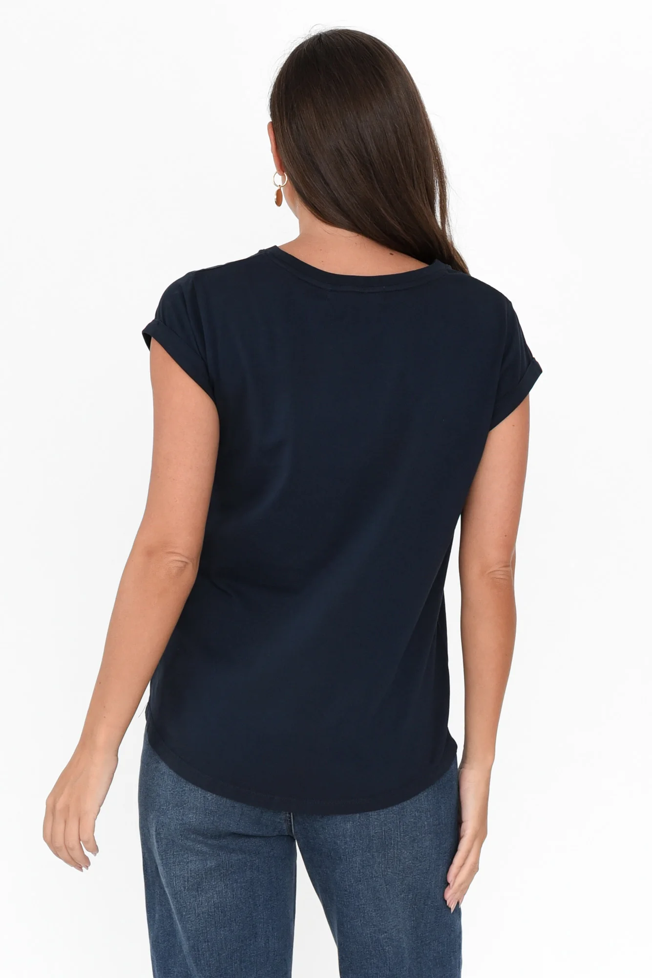 Manly Navy Cotton Tee