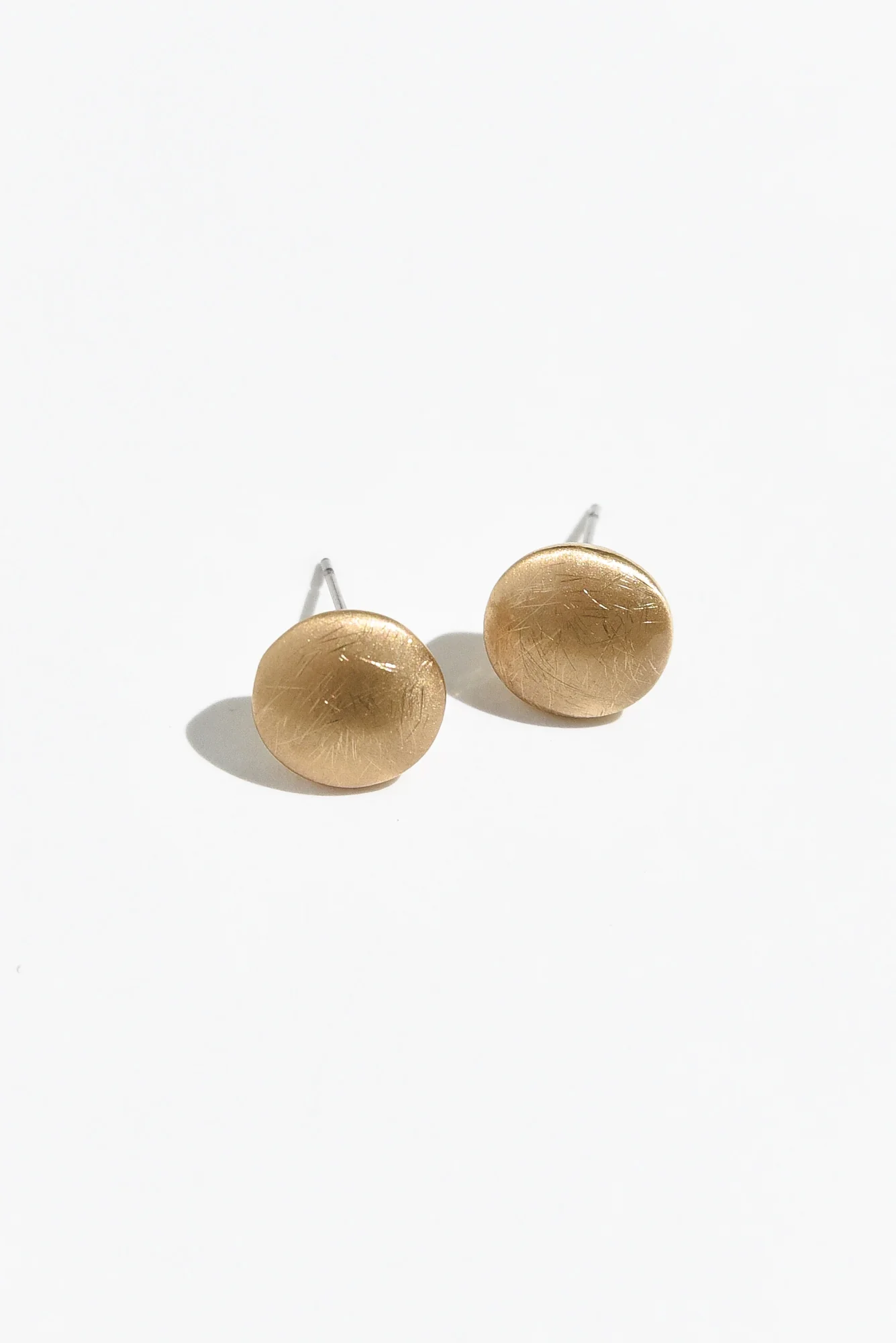 Chania Gold Ball Stud Earrings