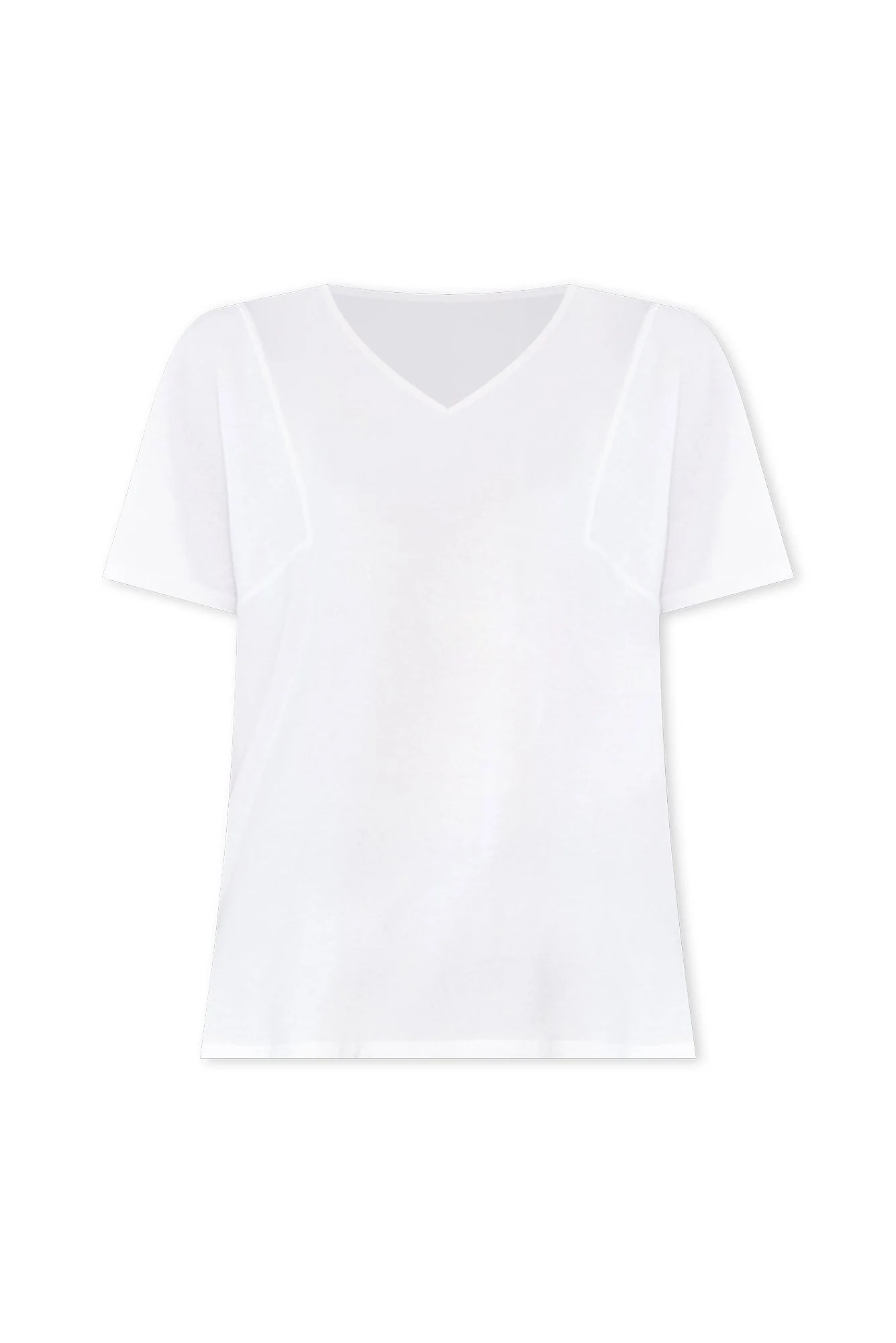 Ivy White Micro Modal Swing Tee