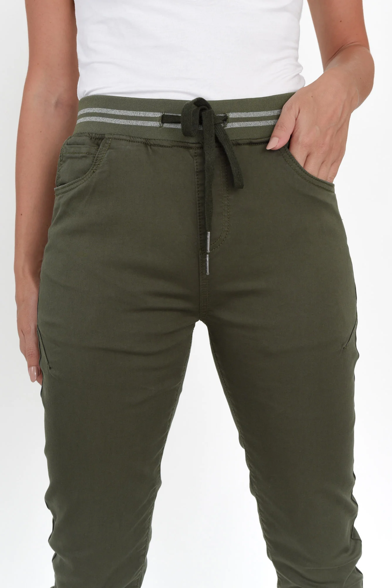 Margo Khaki Jogger Pants