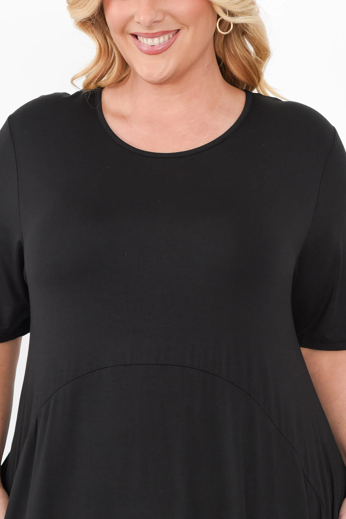 Samiya Black Bamboo Dress