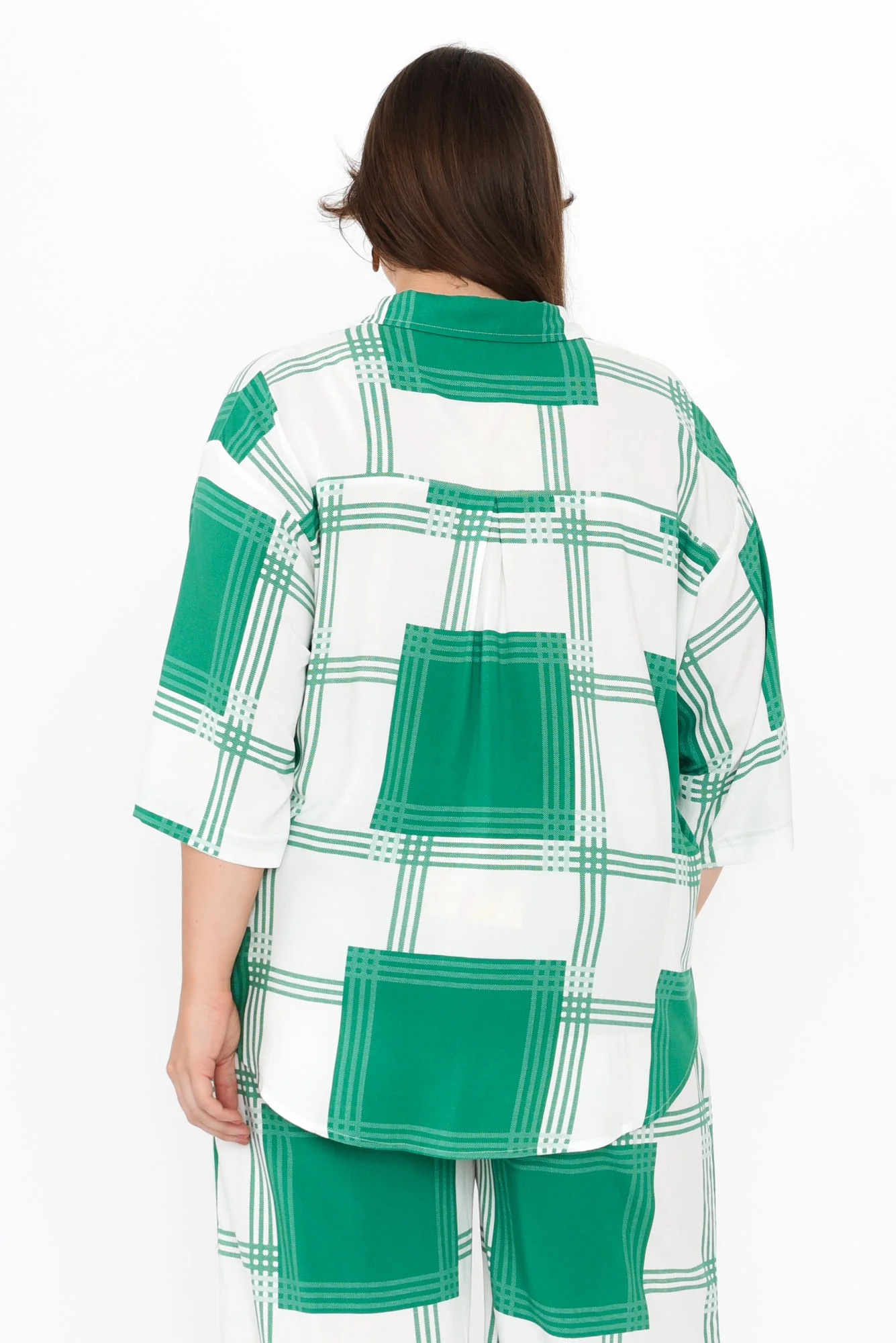 Lexie Green Check Shirt