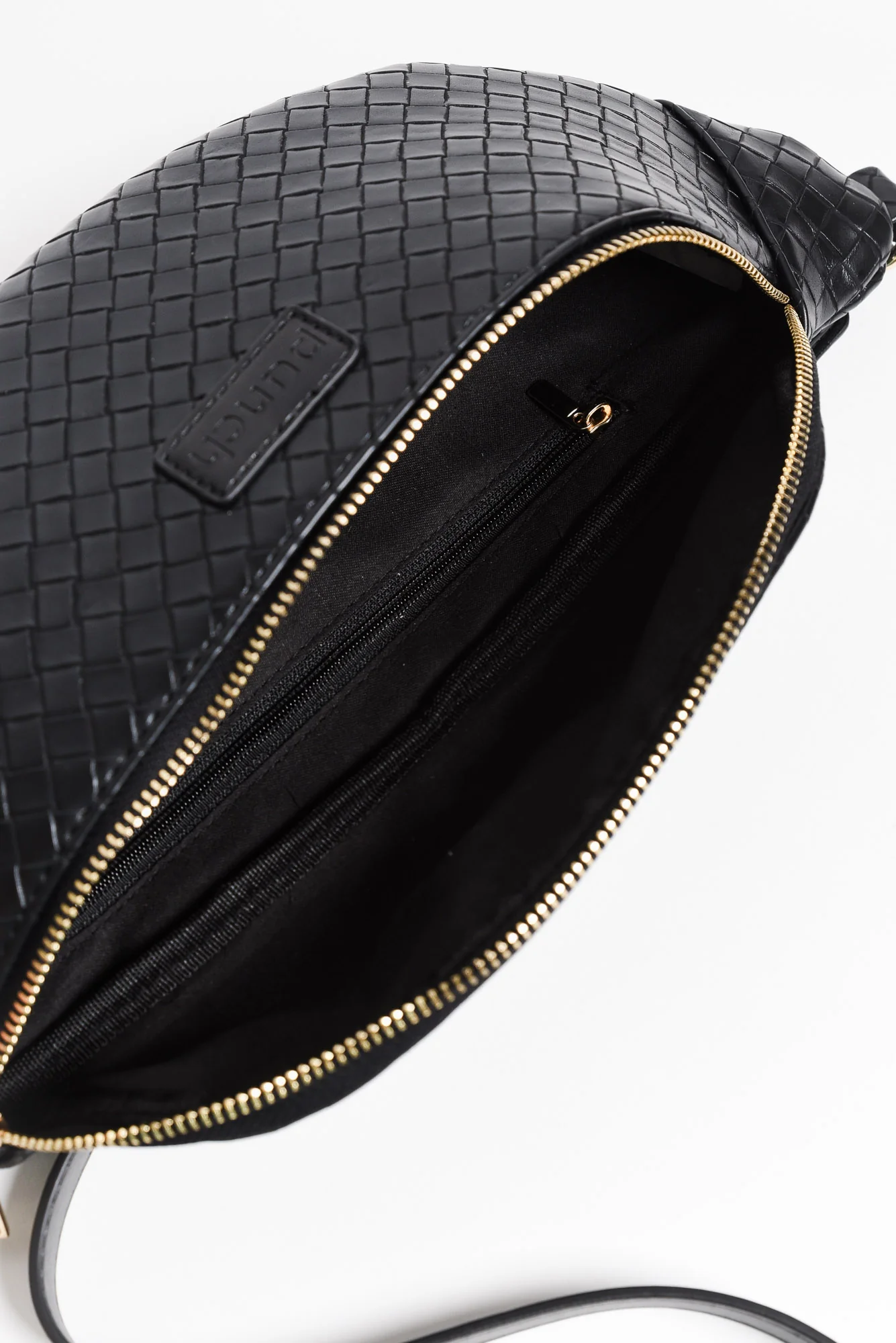 Nomad Black Woven Sling Bag