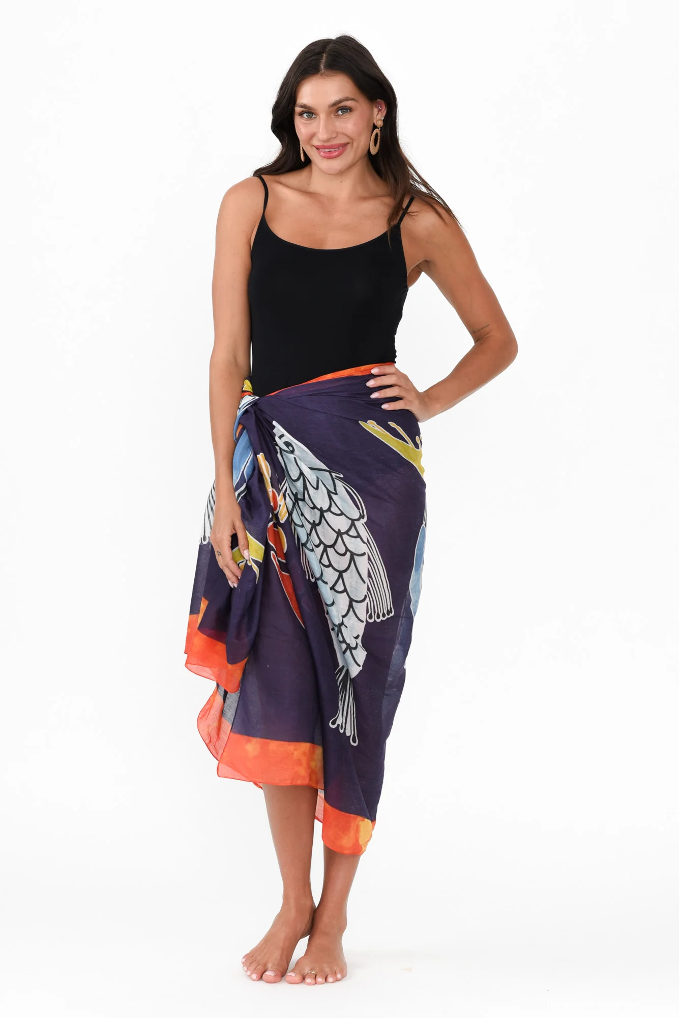 Zania Navy Sea Sarong