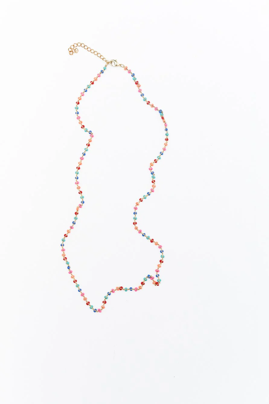 Ziva Multi Festive Beaded Necklace