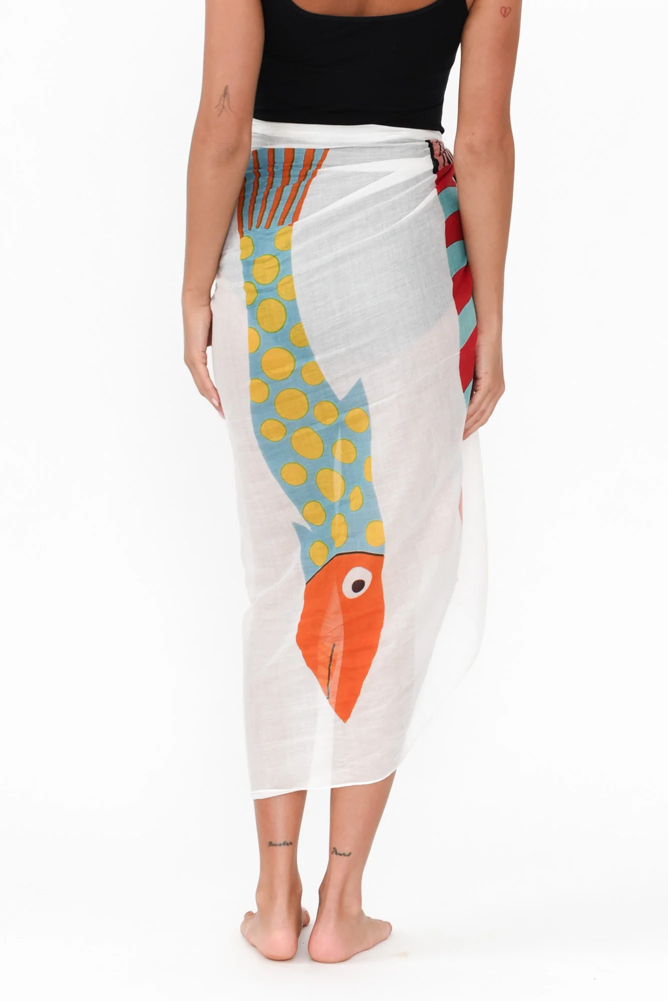 Keyla White Sea Sarong