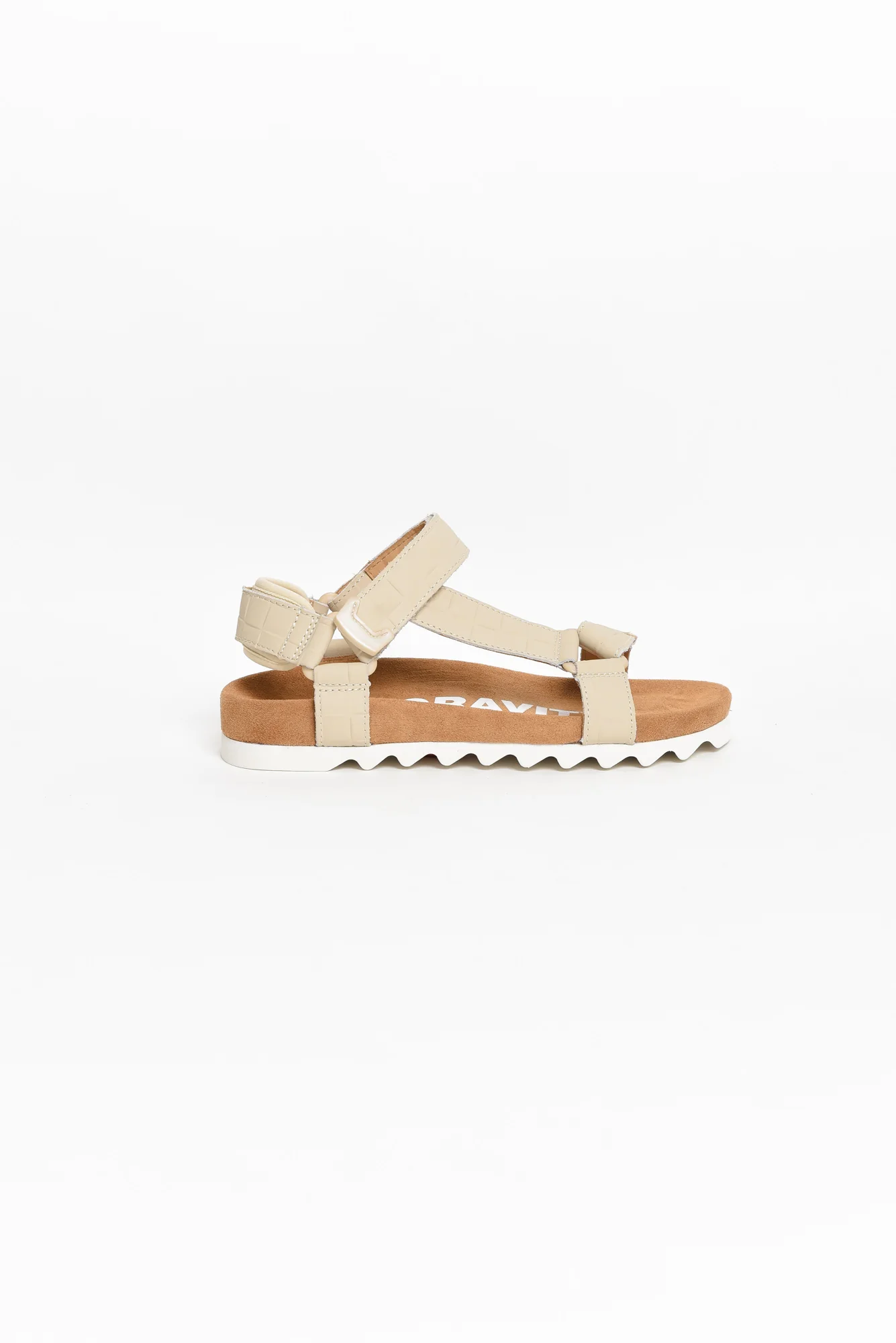 Cohen Natural Leather Velcro Sandal