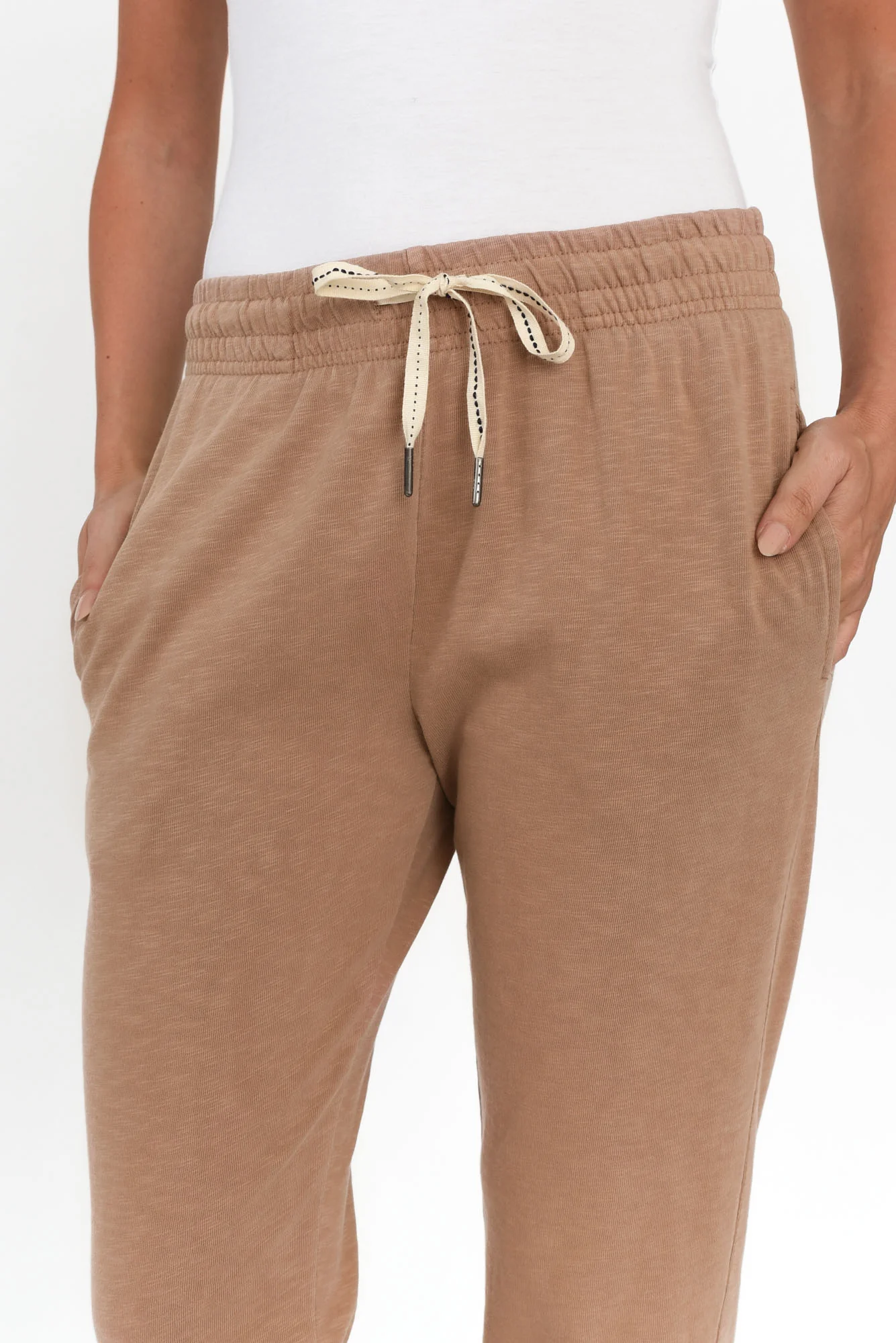 Fundamental Brunch Mocha Cotton Pants