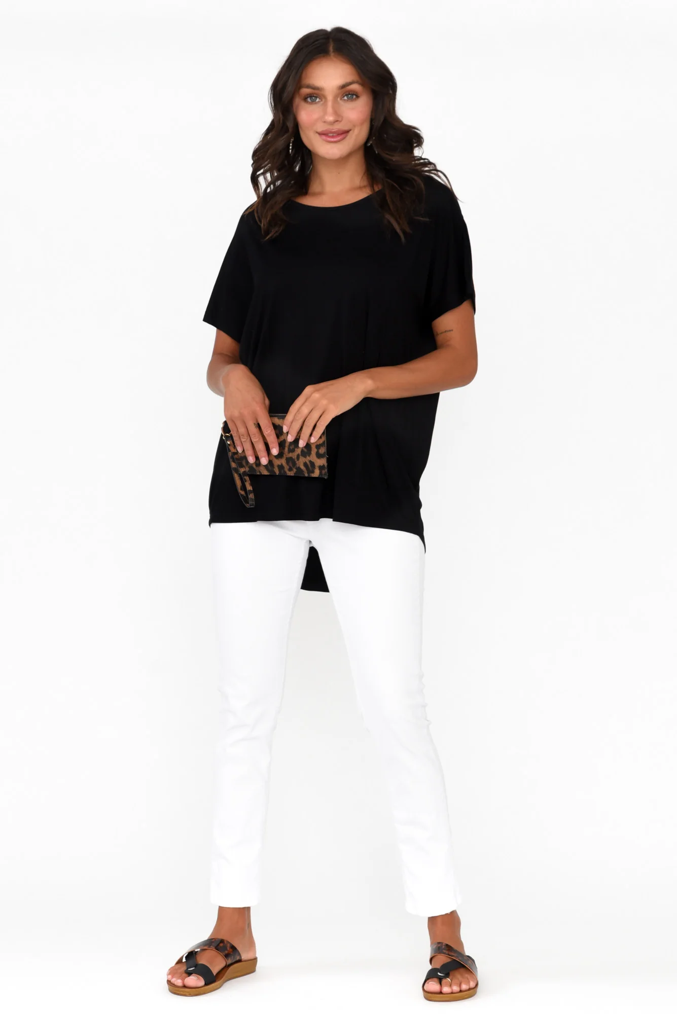 Danya Black Bamboo Top