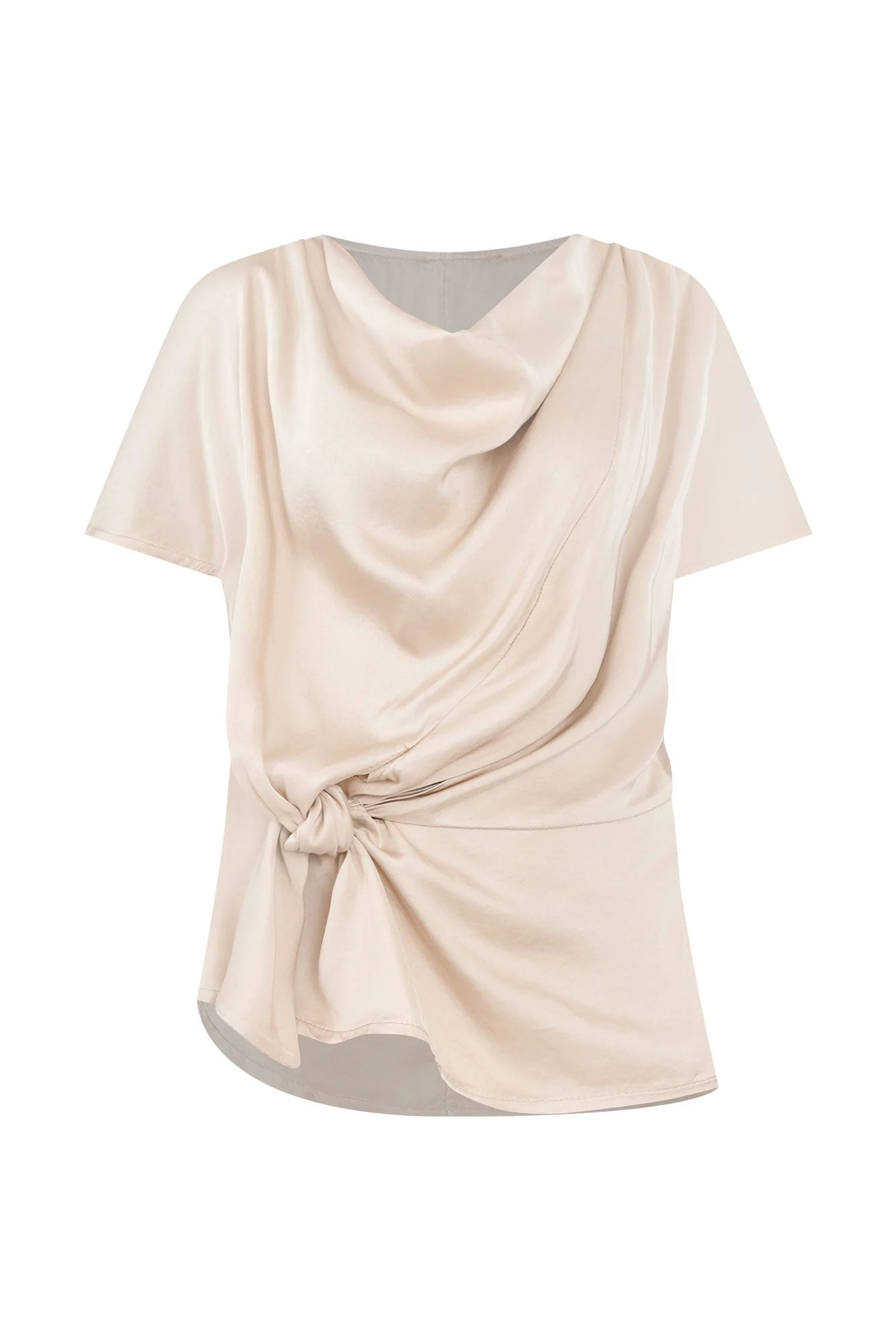 Tayla Champagne Tie Top