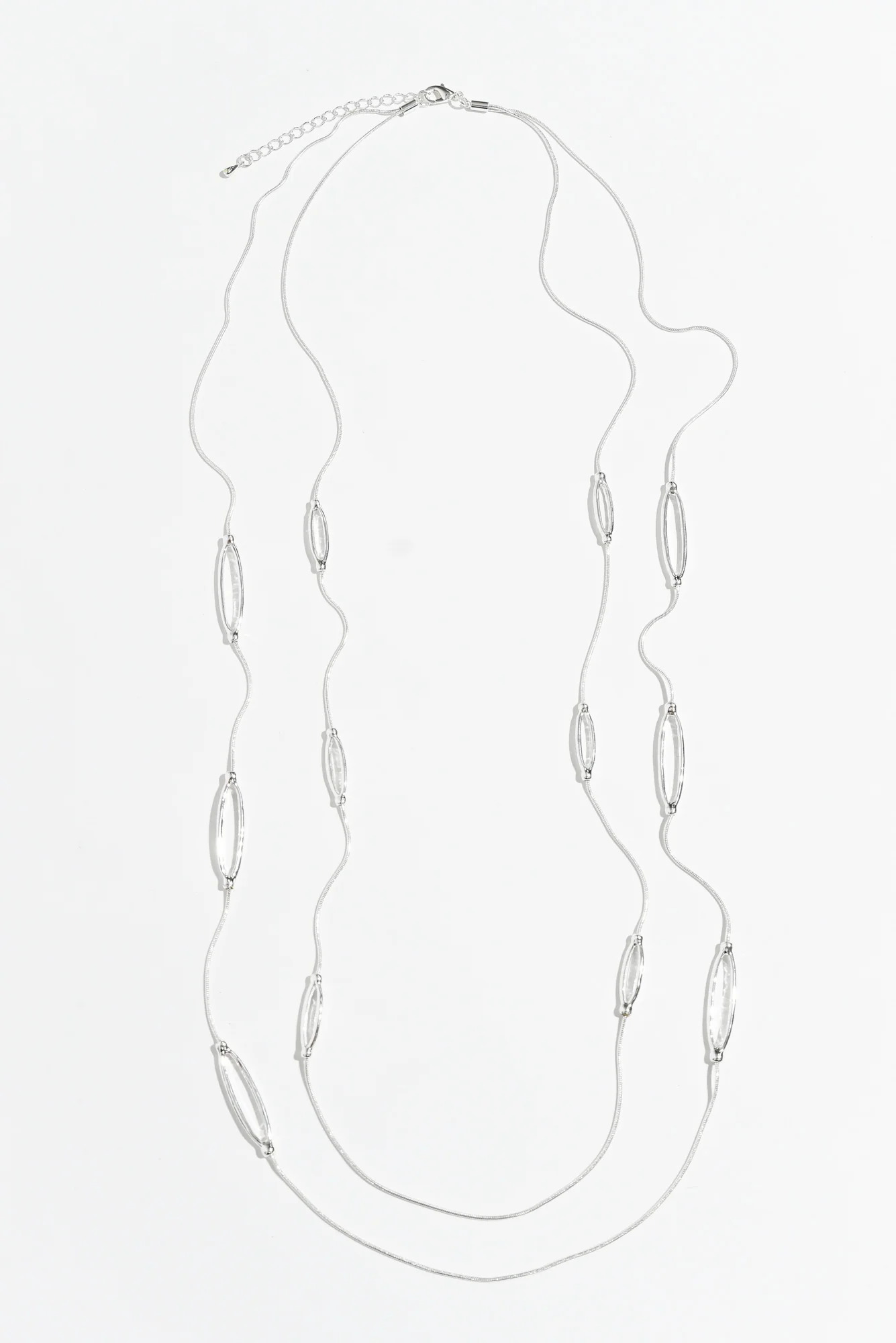 Taji Silver Layered Necklace