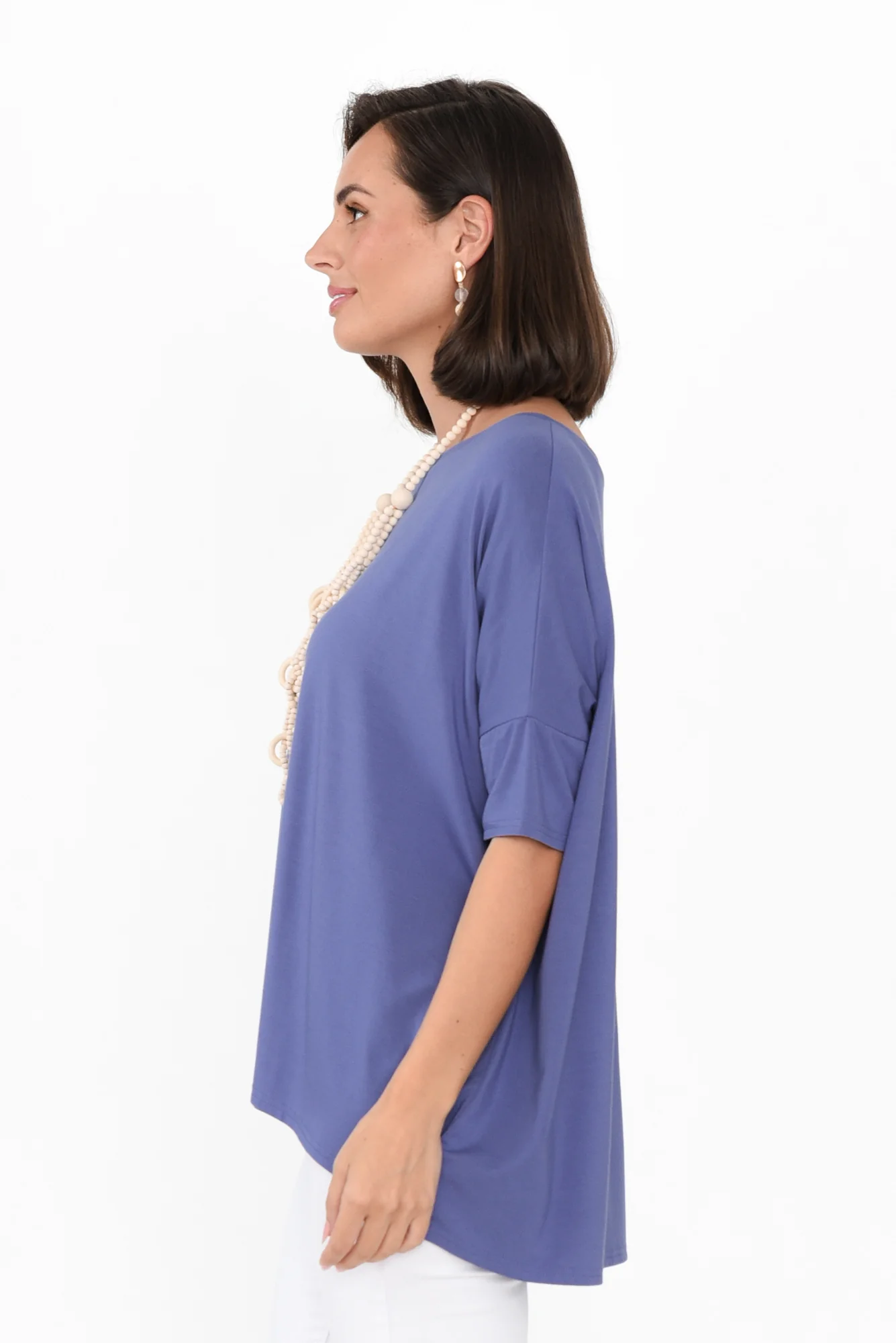 Gina Lilac Bamboo Top